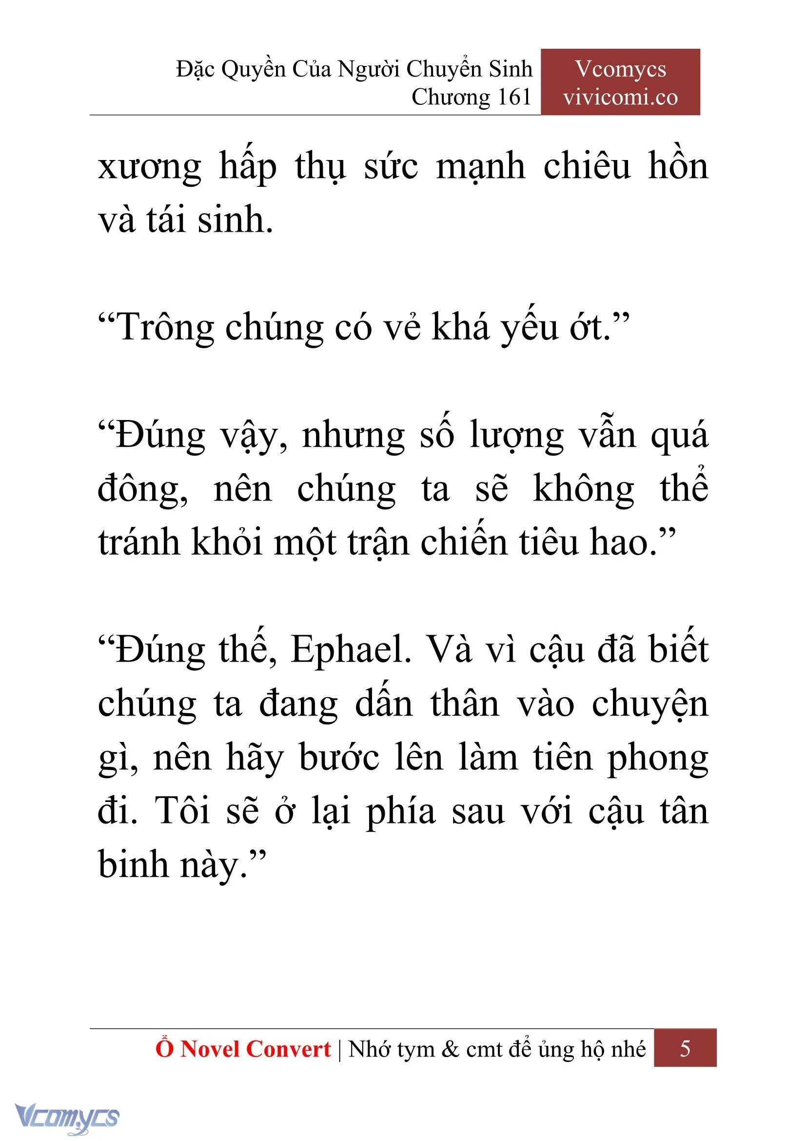 [Novel] Đặc Quyền Của Người Chuyển Sinh Chapter 161 - Trang 8