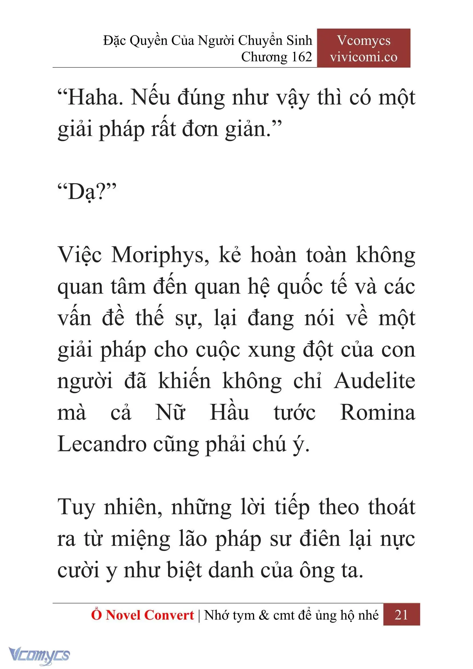 [Novel] Đặc Quyền Của Người Chuyển Sinh Chapter 162 - Trang 24
