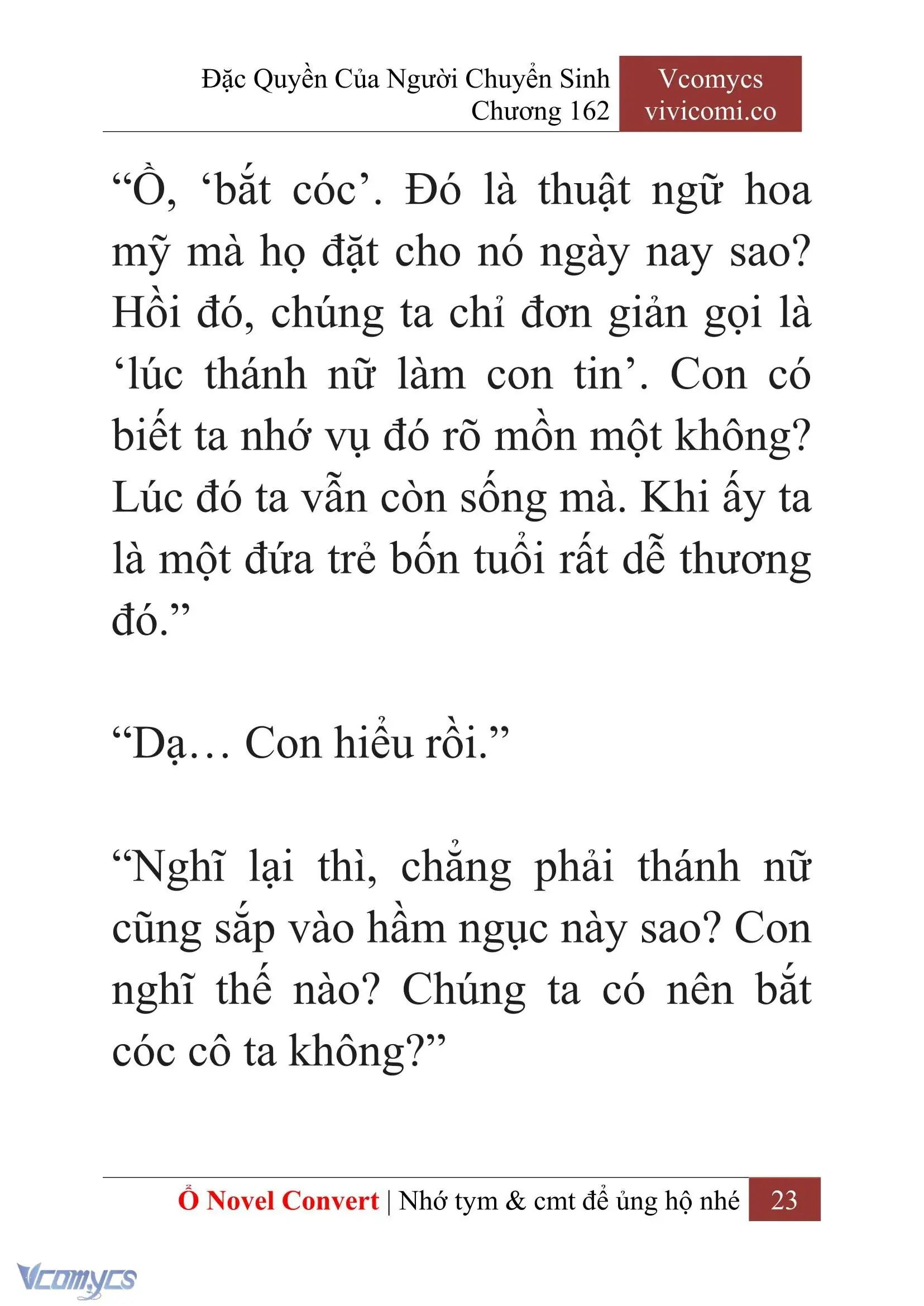 [Novel] Đặc Quyền Của Người Chuyển Sinh Chapter 162 - Trang 26