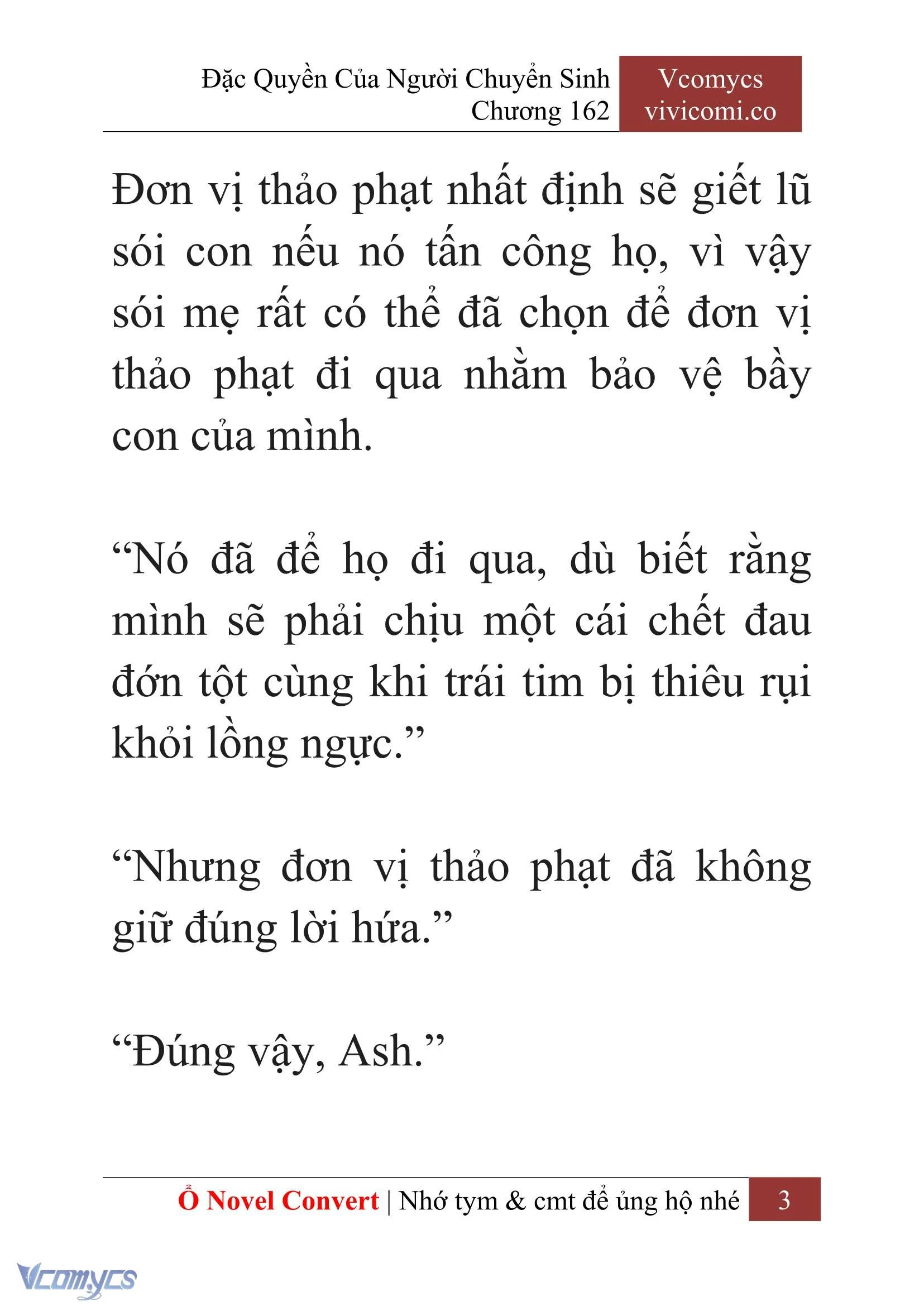 [Novel] Đặc Quyền Của Người Chuyển Sinh Chapter 162 - Trang 6