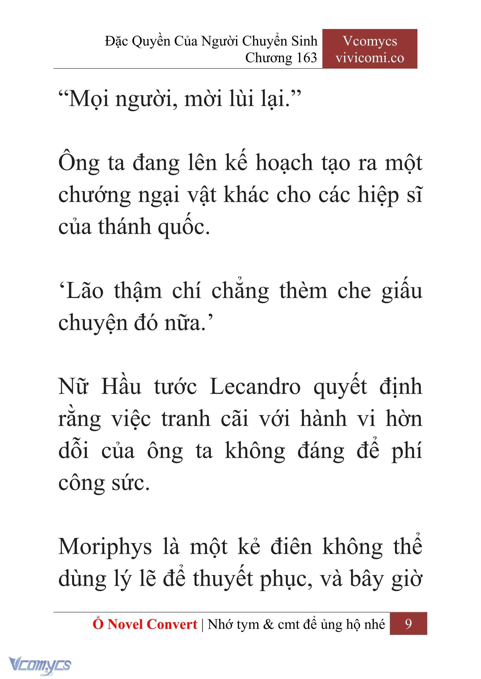 [Novel] Đặc Quyền Của Người Chuyển Sinh Chapter 163 - Trang 12