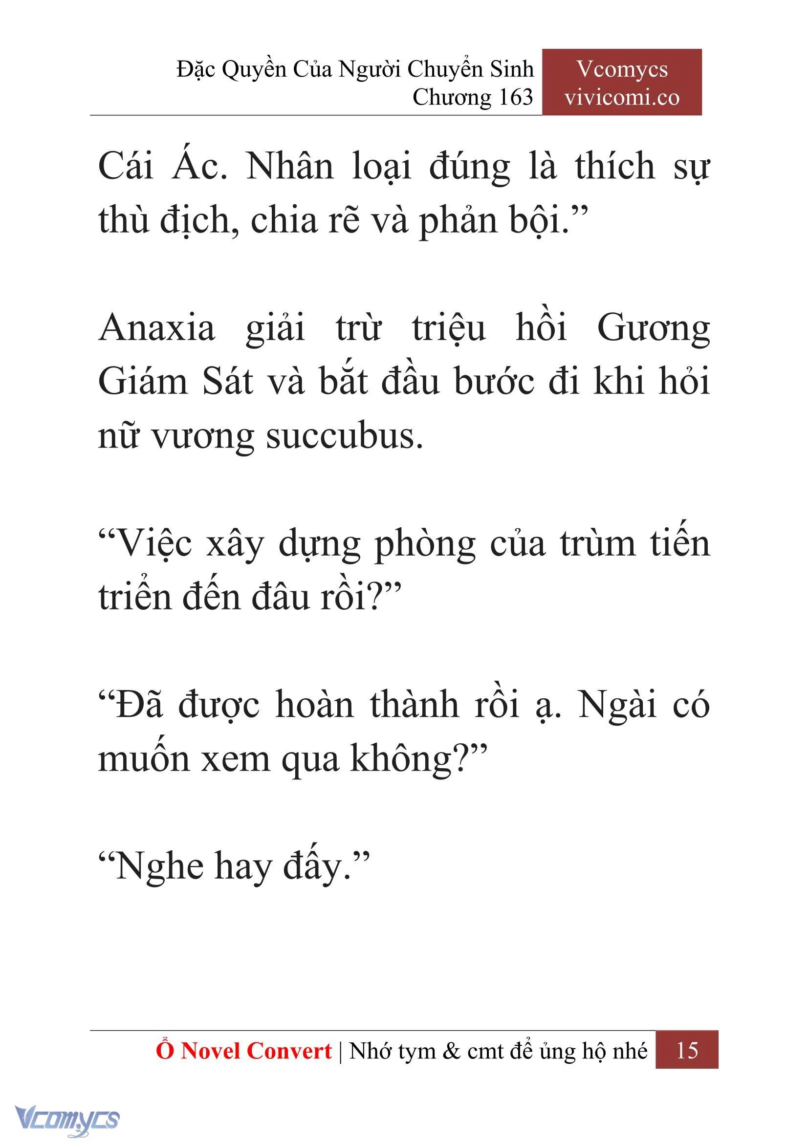 [Novel] Đặc Quyền Của Người Chuyển Sinh Chapter 163 - Trang 18