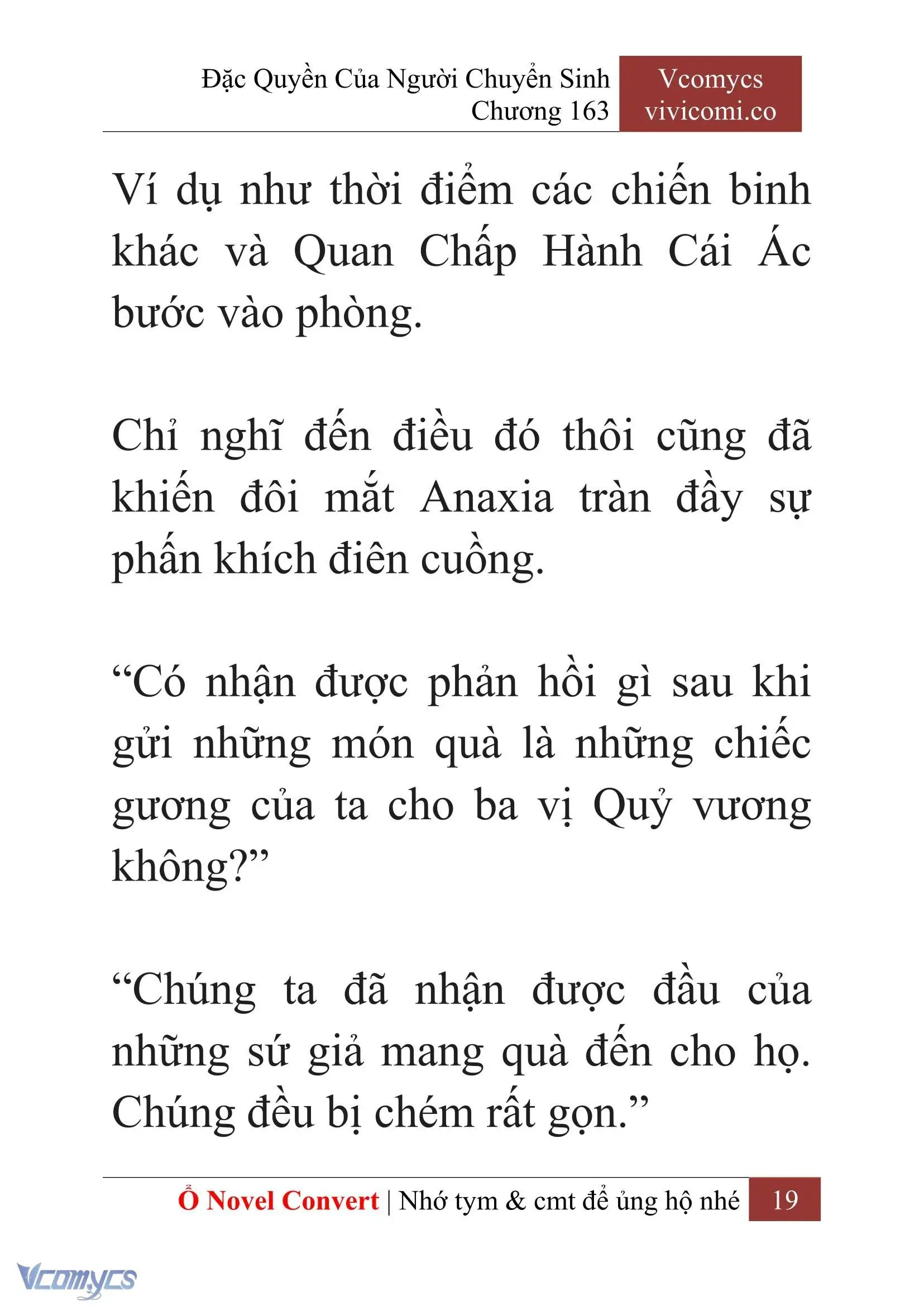 [Novel] Đặc Quyền Của Người Chuyển Sinh Chapter 163 - Trang 22
