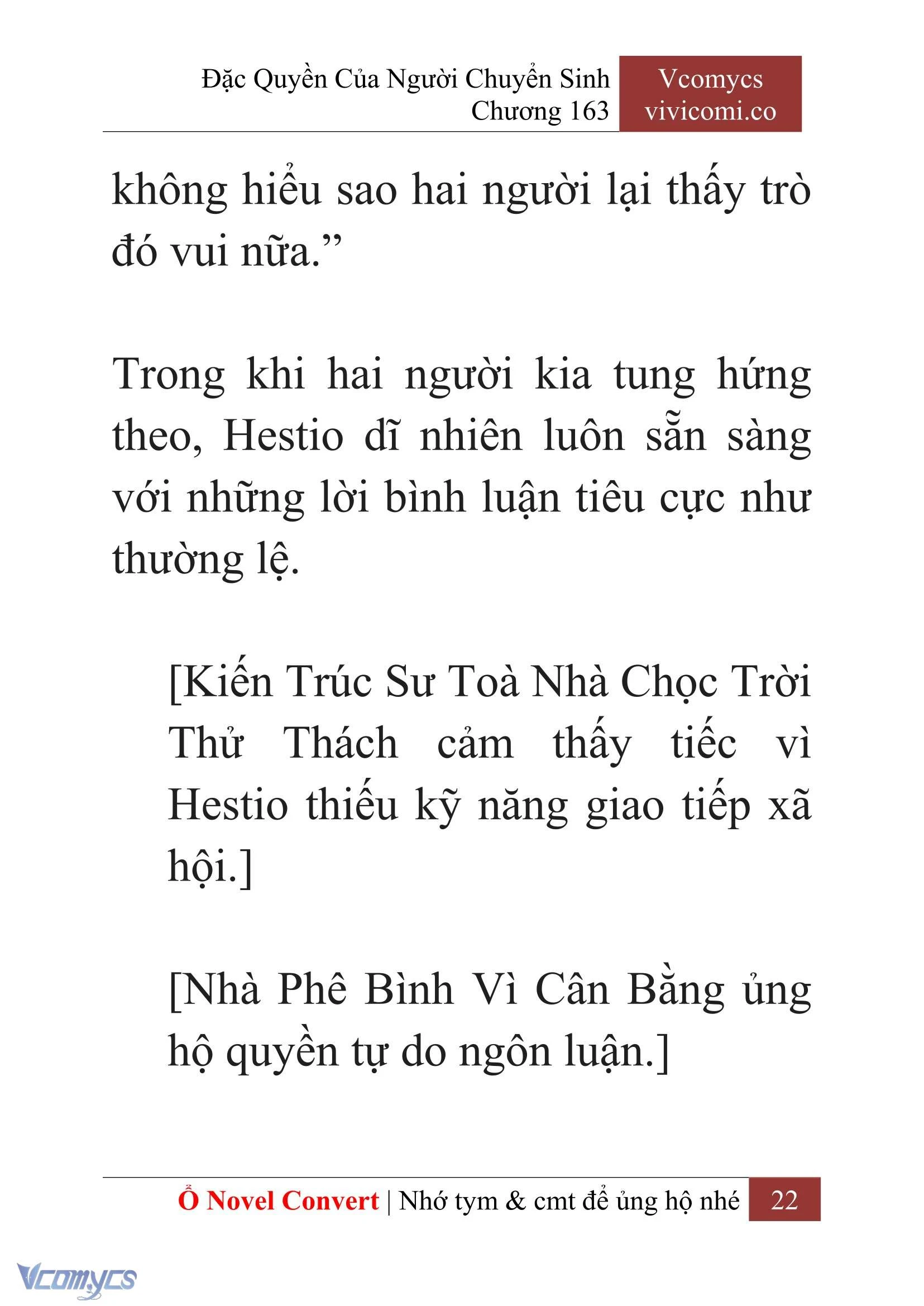 [Novel] Đặc Quyền Của Người Chuyển Sinh Chapter 163 - Trang 25
