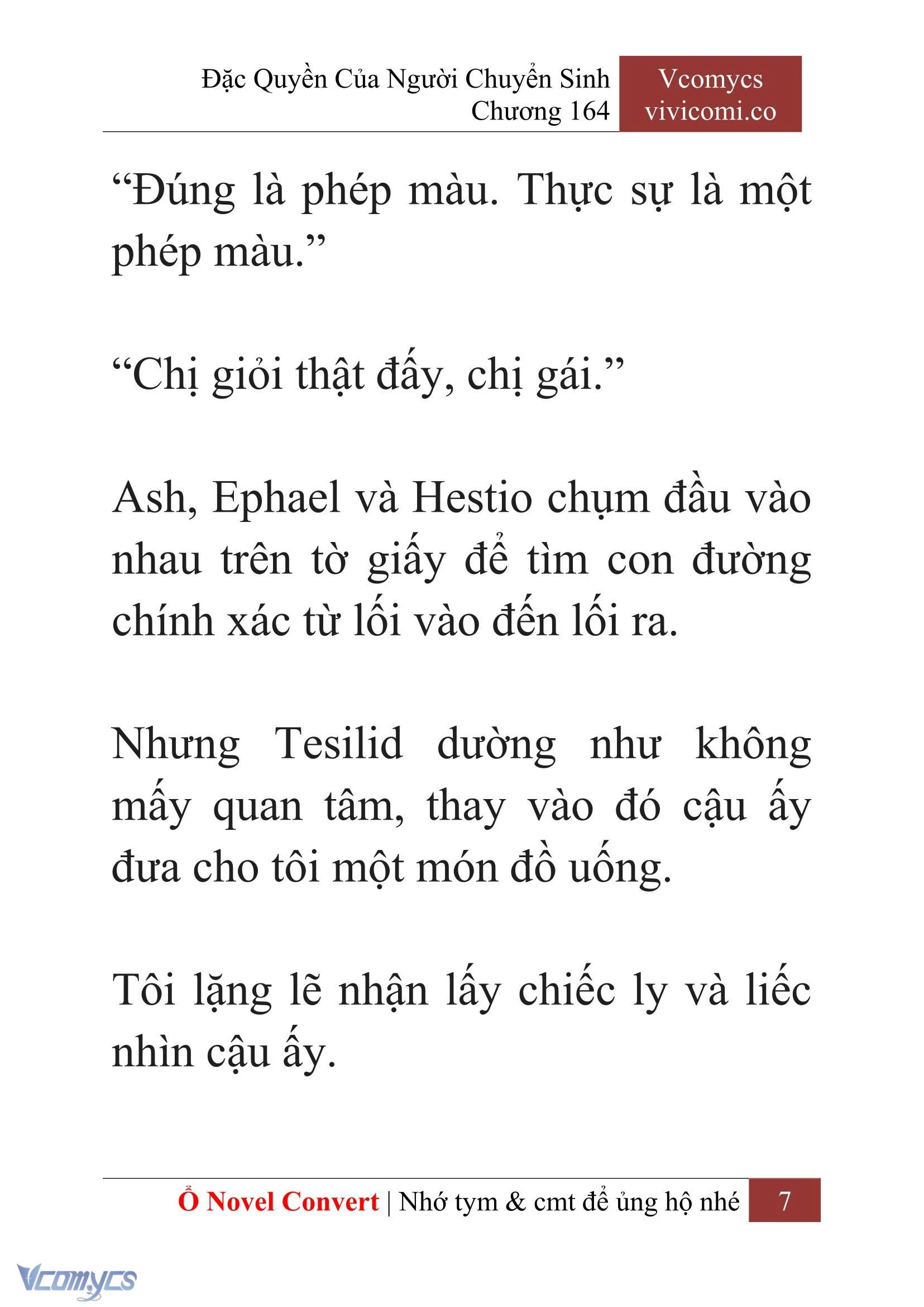 [Novel] Đặc Quyền Của Người Chuyển Sinh Chapter 164 - Trang 10
