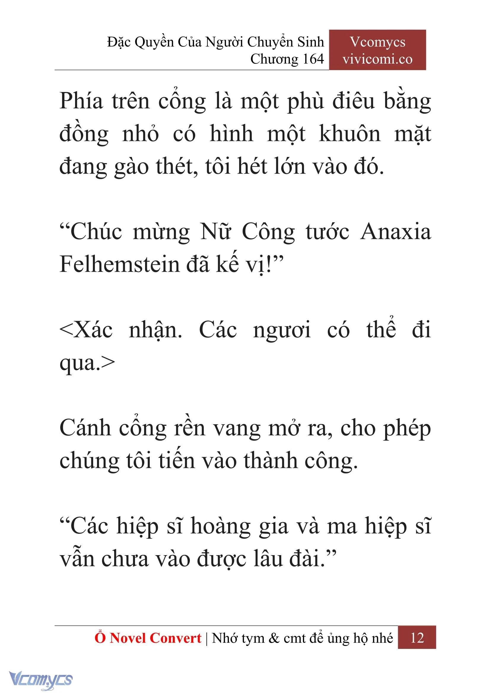 [Novel] Đặc Quyền Của Người Chuyển Sinh Chapter 164 - Trang 15