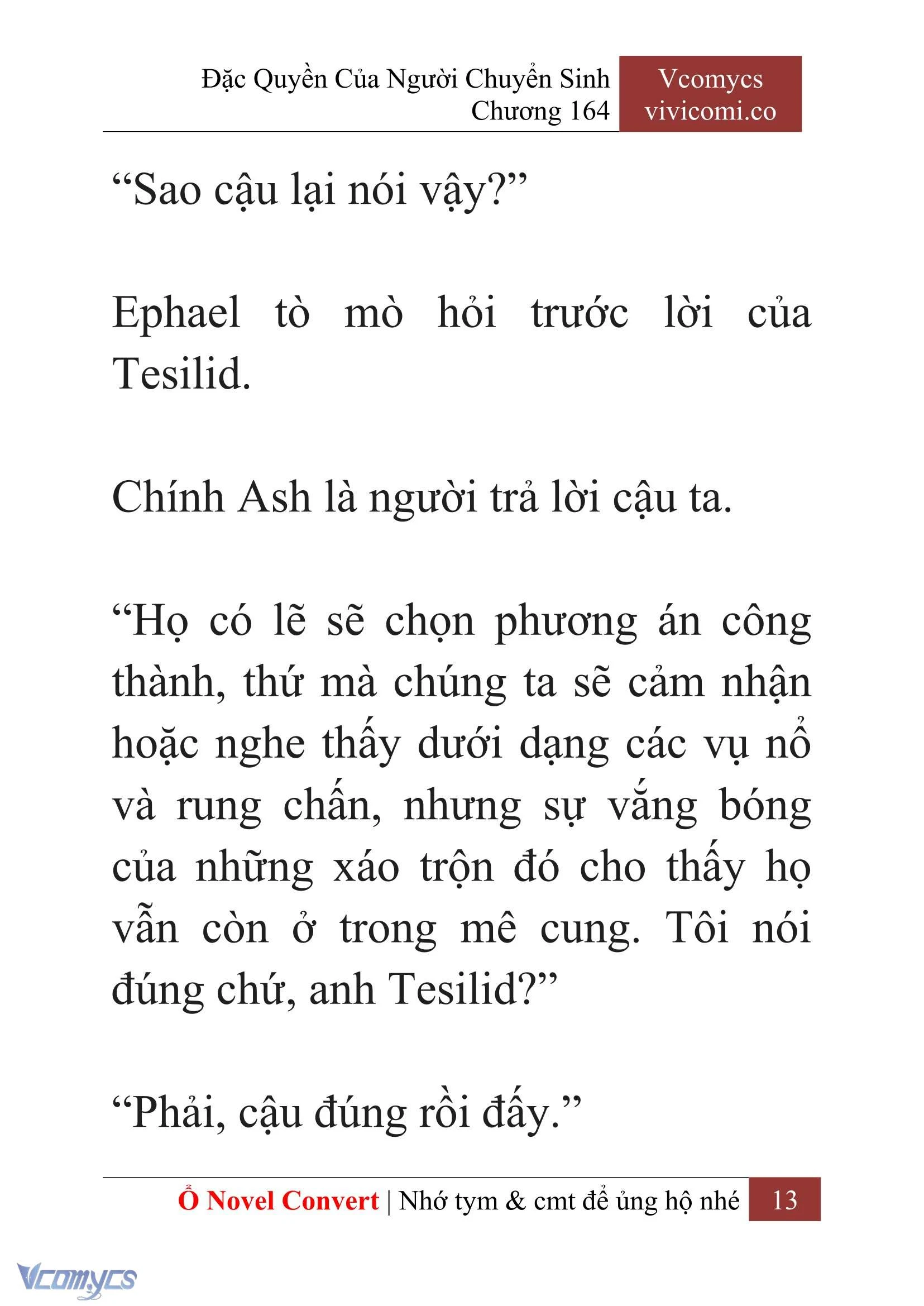 [Novel] Đặc Quyền Của Người Chuyển Sinh Chapter 164 - Trang 16