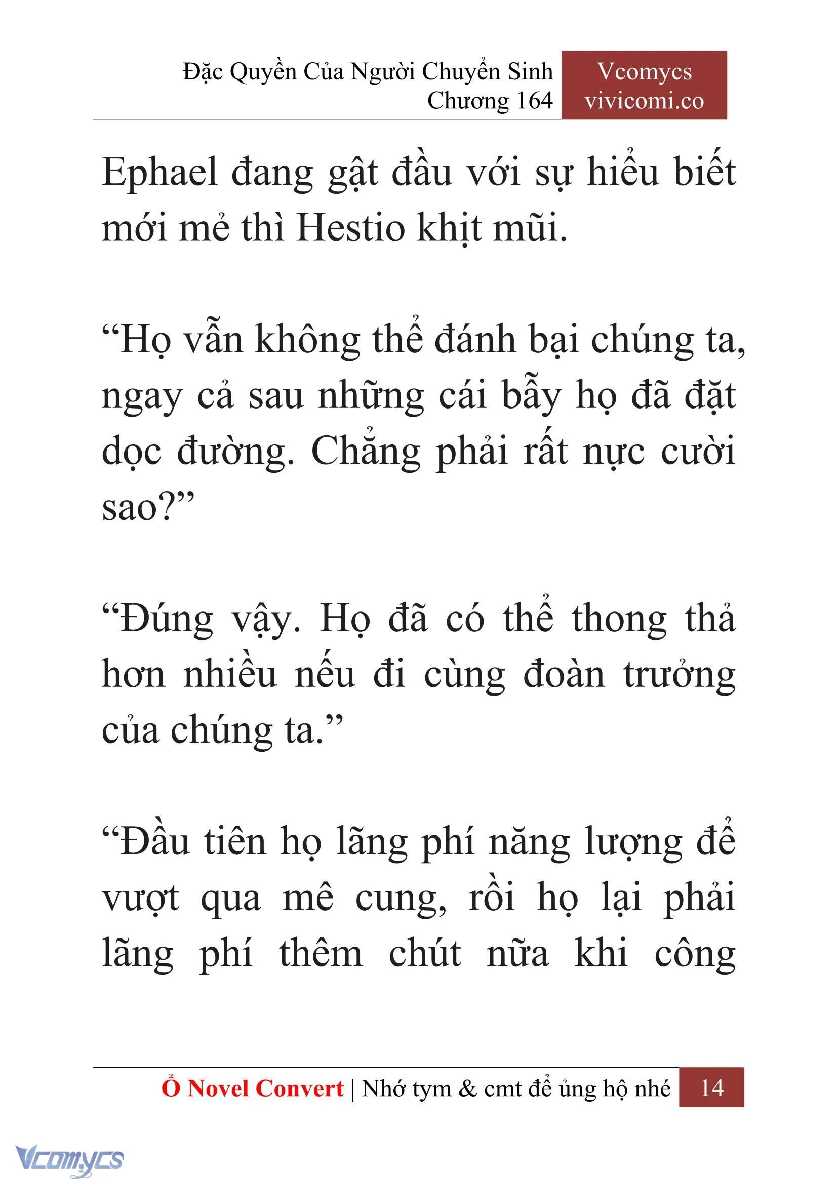 [Novel] Đặc Quyền Của Người Chuyển Sinh Chapter 164 - Trang 17