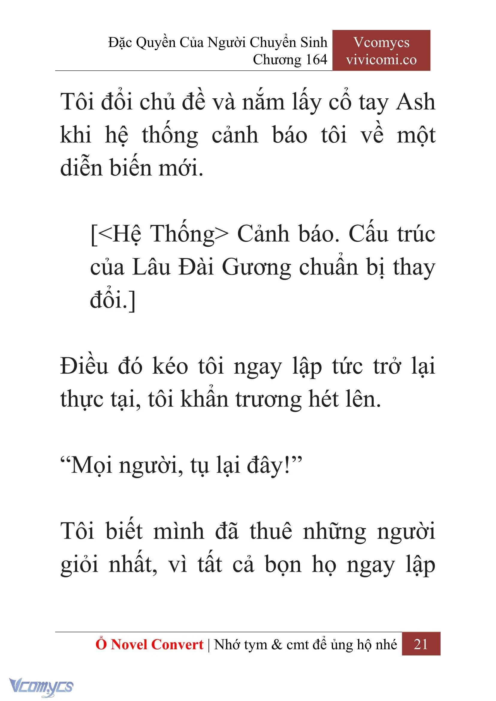 [Novel] Đặc Quyền Của Người Chuyển Sinh Chapter 164 - Trang 24