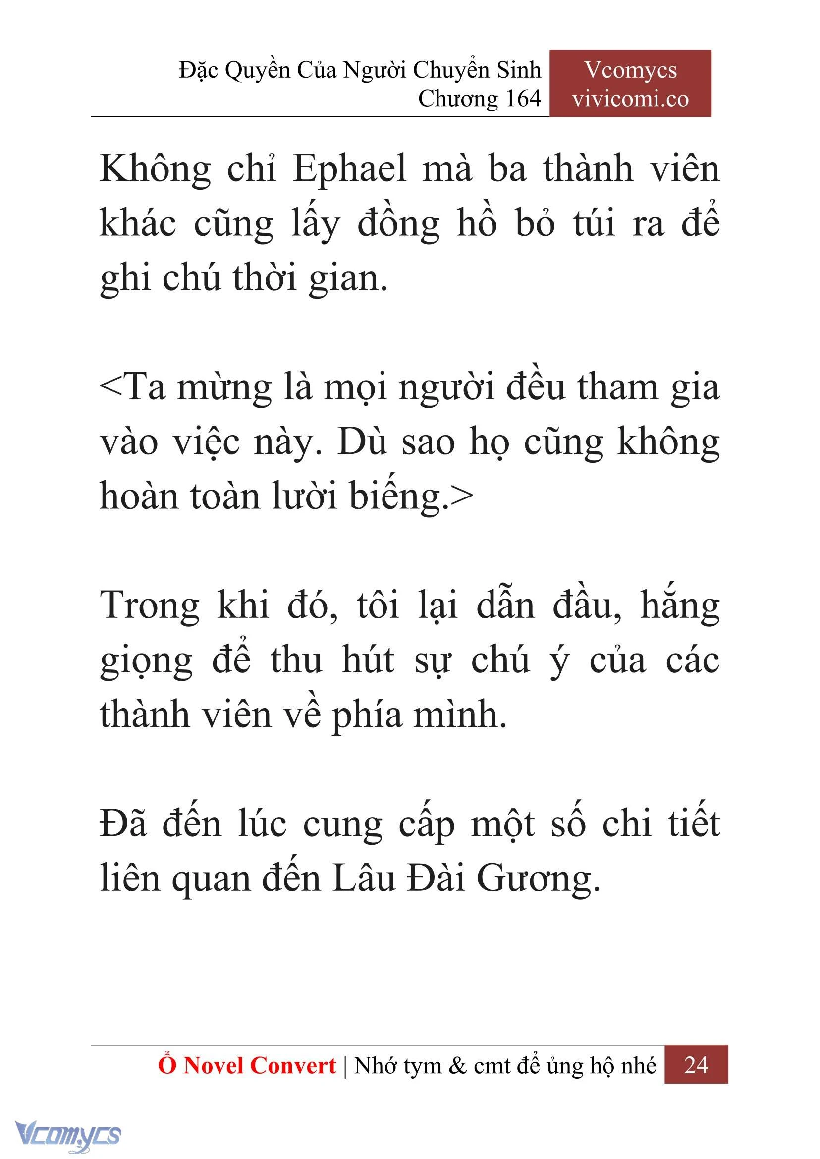 [Novel] Đặc Quyền Của Người Chuyển Sinh Chapter 164 - Trang 27