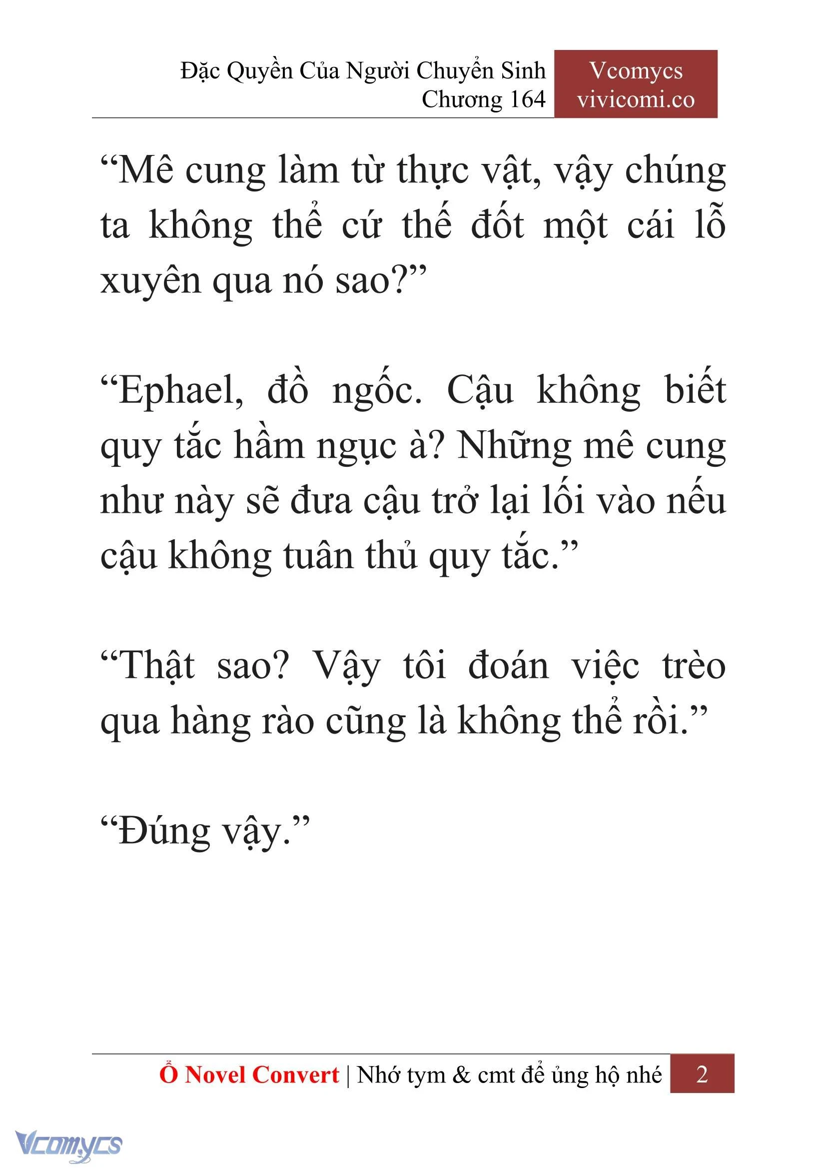 [Novel] Đặc Quyền Của Người Chuyển Sinh Chapter 164 - Trang 5