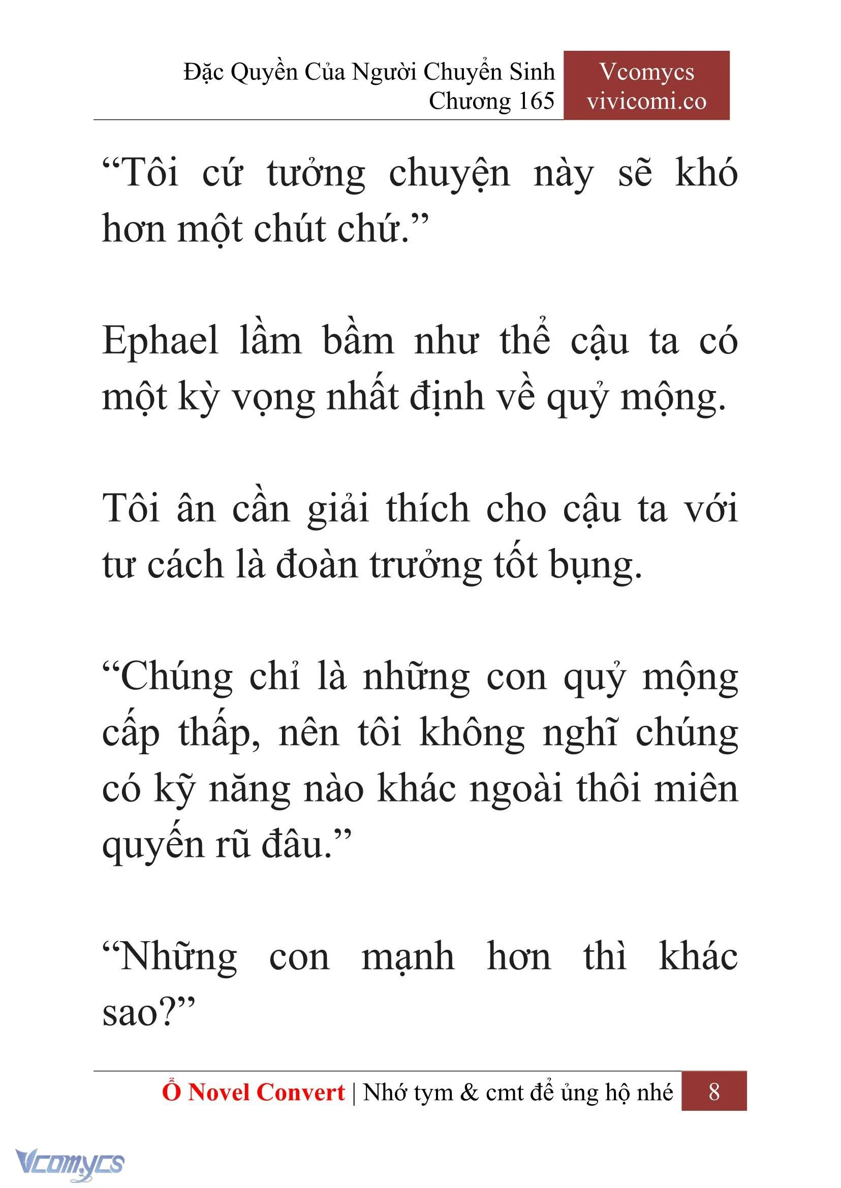 [Novel] Đặc Quyền Của Người Chuyển Sinh Chapter 165 - Trang 11