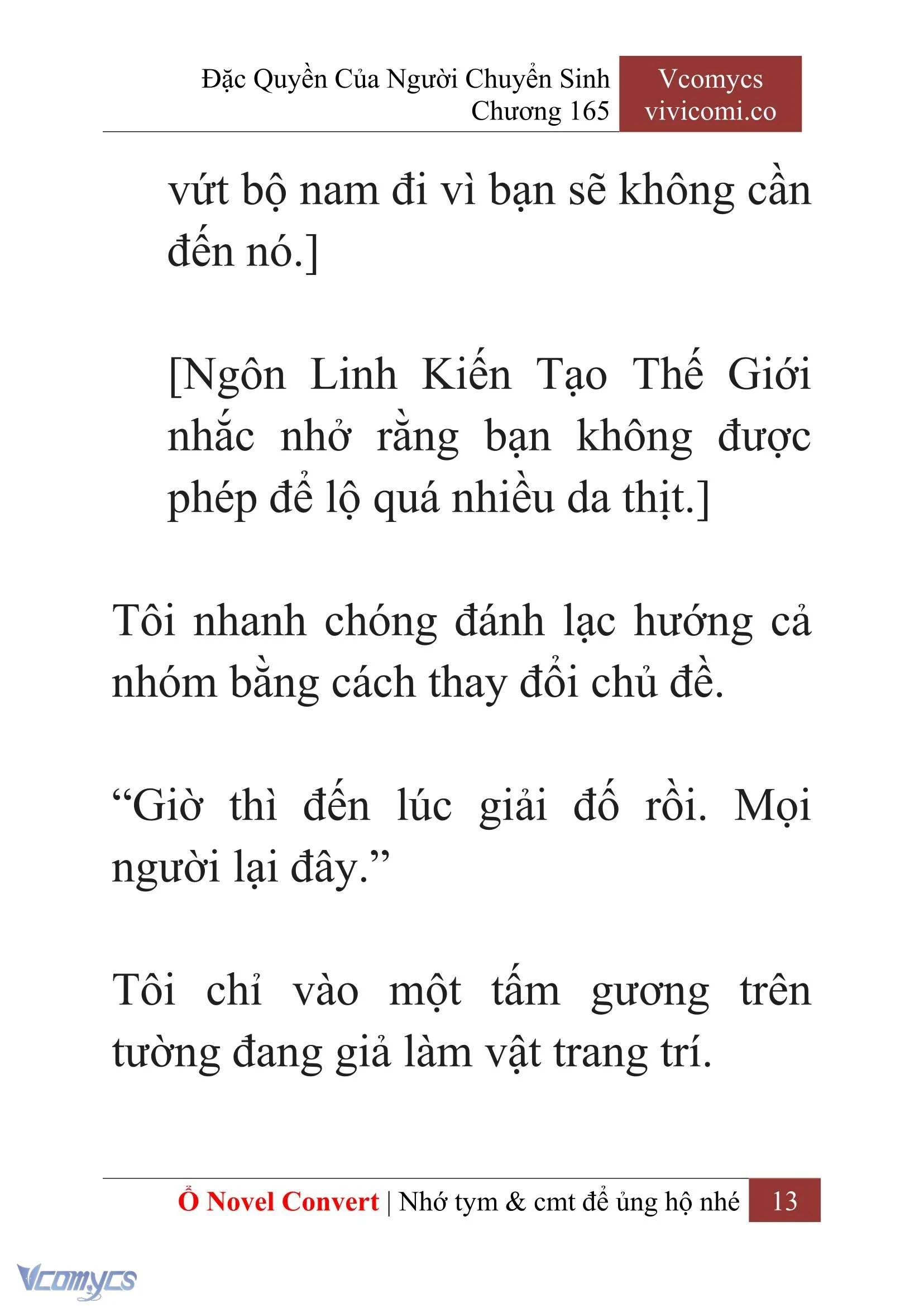 [Novel] Đặc Quyền Của Người Chuyển Sinh Chapter 165 - Trang 16