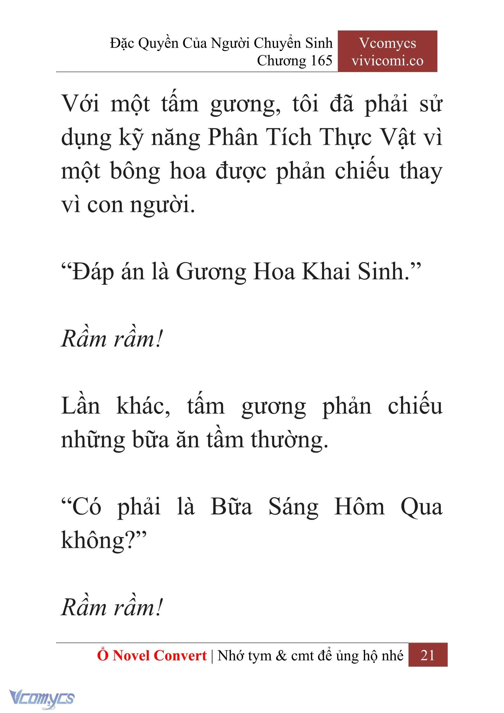 [Novel] Đặc Quyền Của Người Chuyển Sinh Chapter 165 - Trang 24