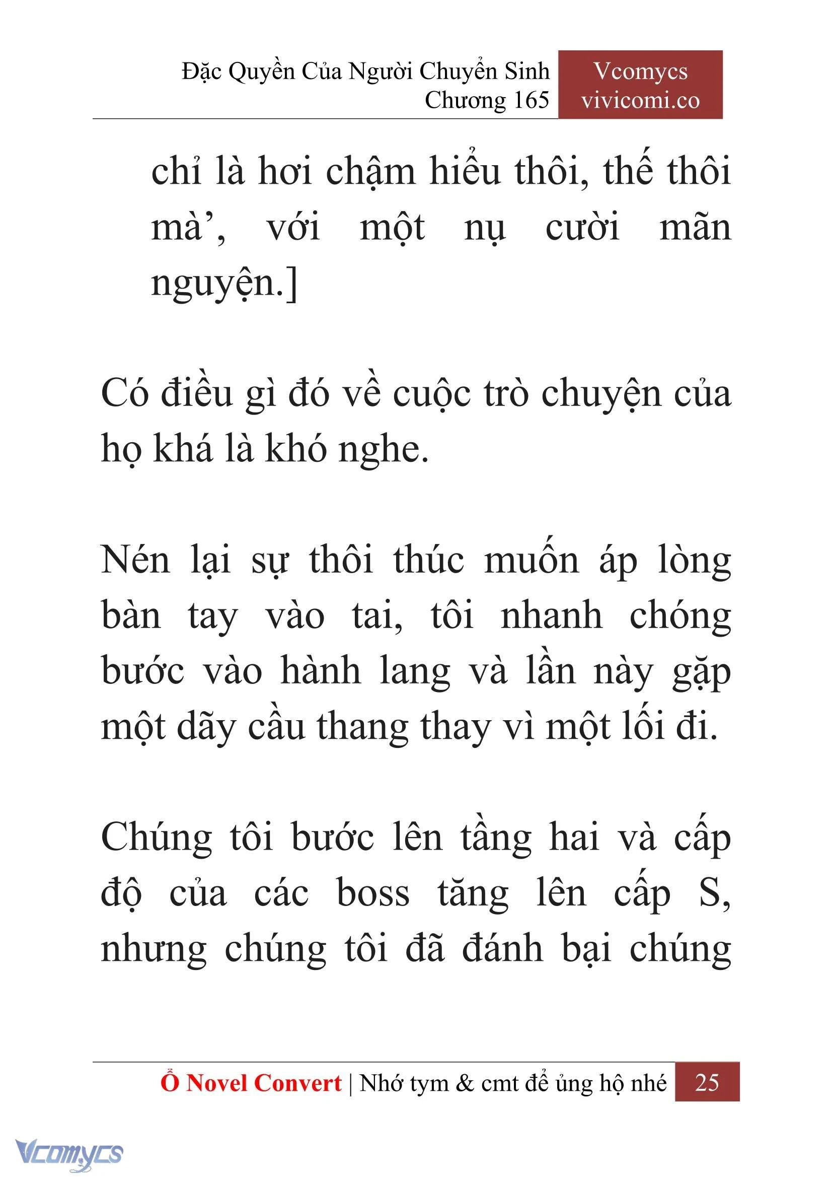 [Novel] Đặc Quyền Của Người Chuyển Sinh Chapter 165 - Trang 28
