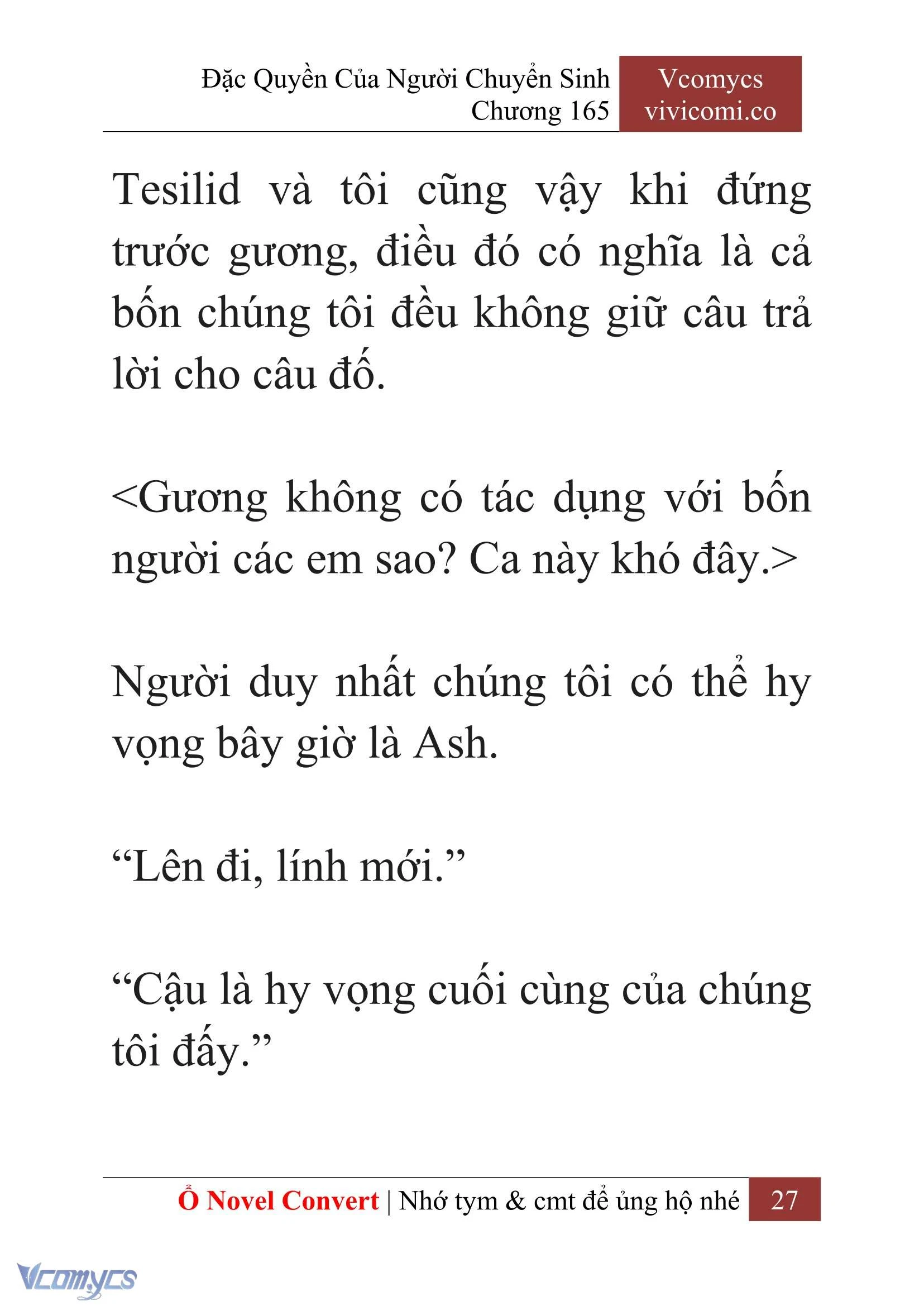[Novel] Đặc Quyền Của Người Chuyển Sinh Chapter 165 - Trang 30