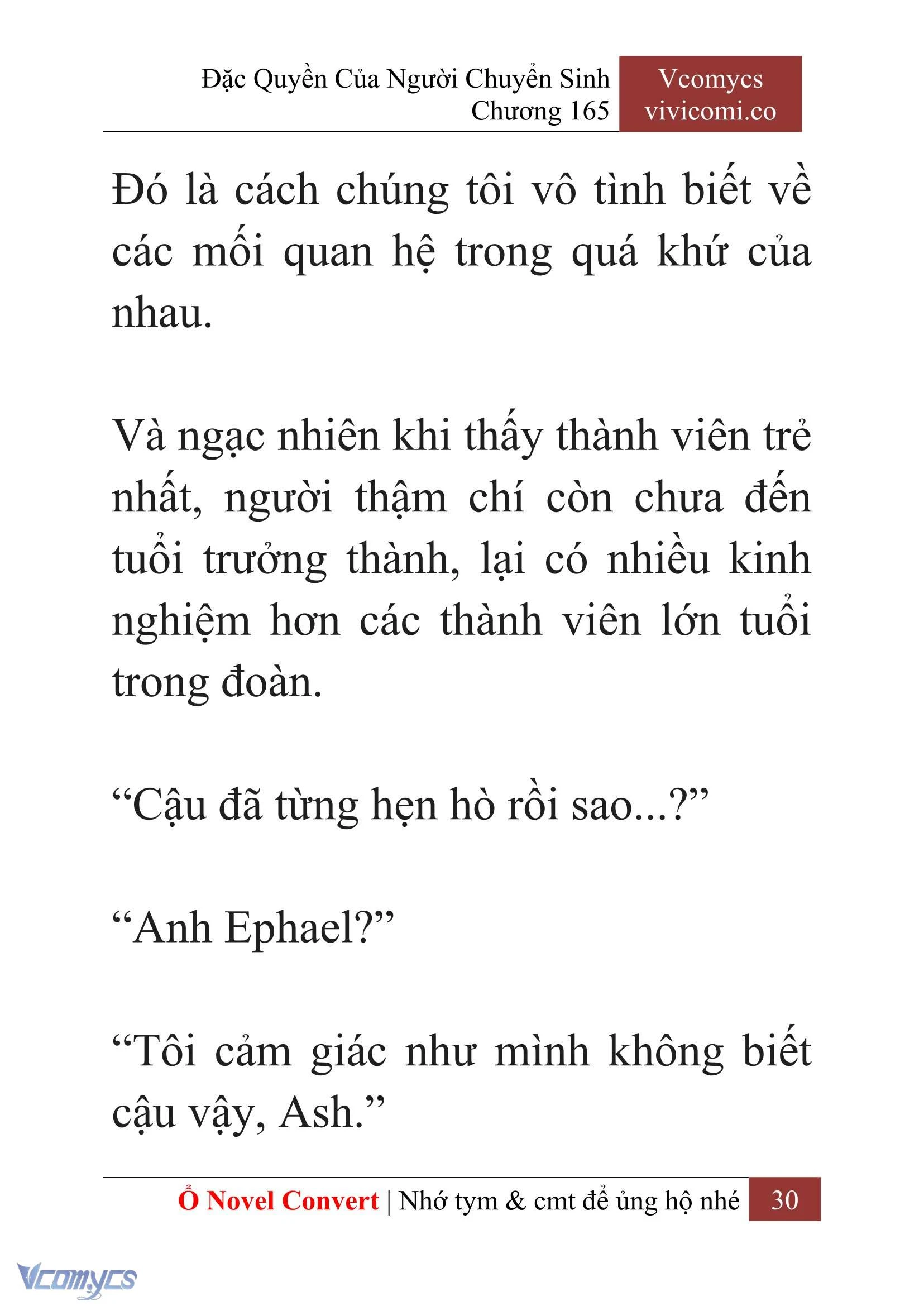 [Novel] Đặc Quyền Của Người Chuyển Sinh Chapter 165 - Trang 33