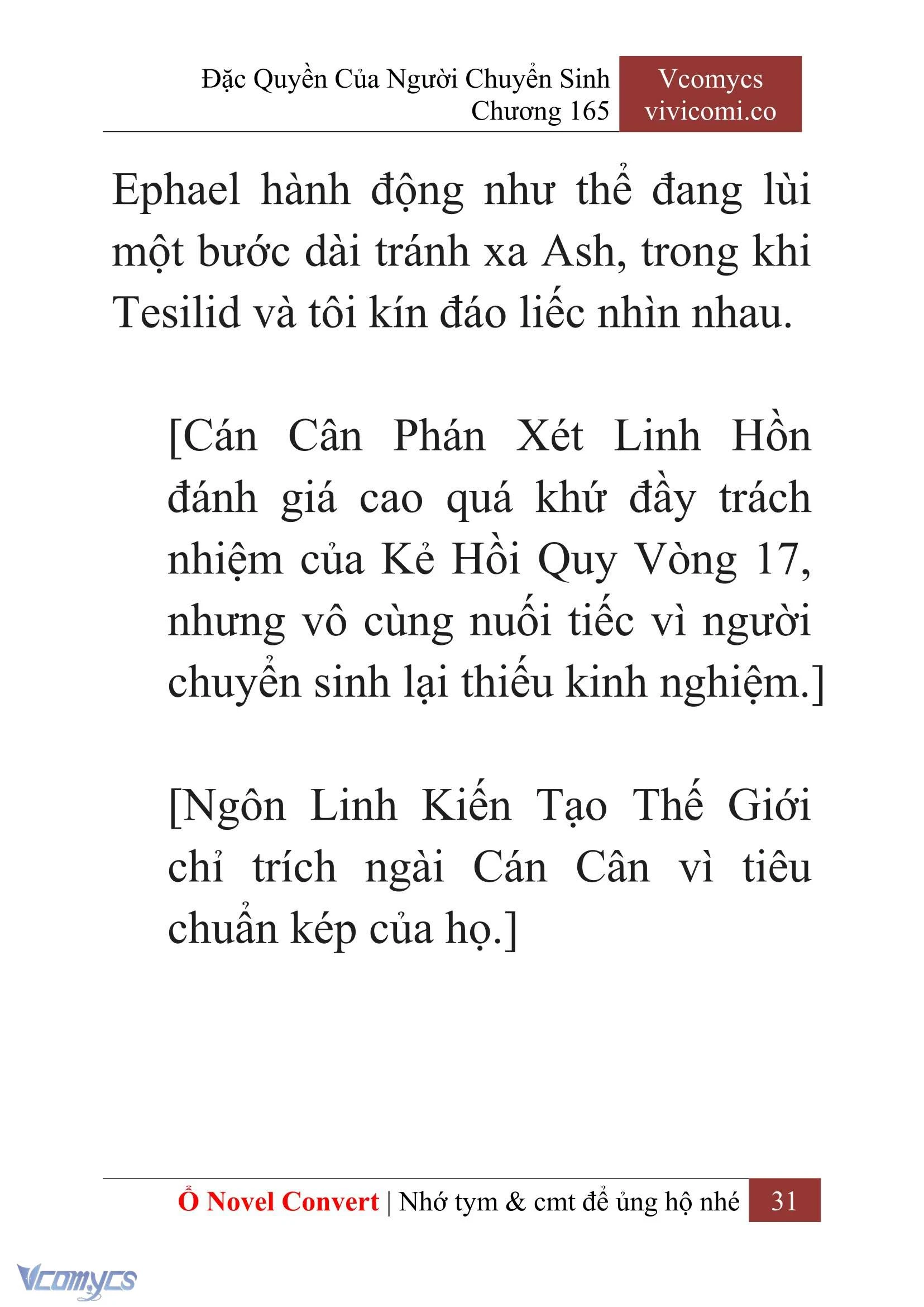 [Novel] Đặc Quyền Của Người Chuyển Sinh Chapter 165 - Trang 34