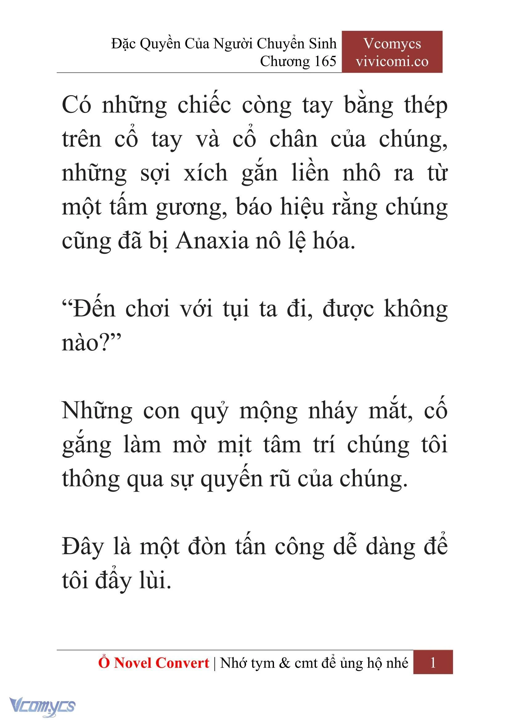 [Novel] Đặc Quyền Của Người Chuyển Sinh Chapter 165 - Trang 4