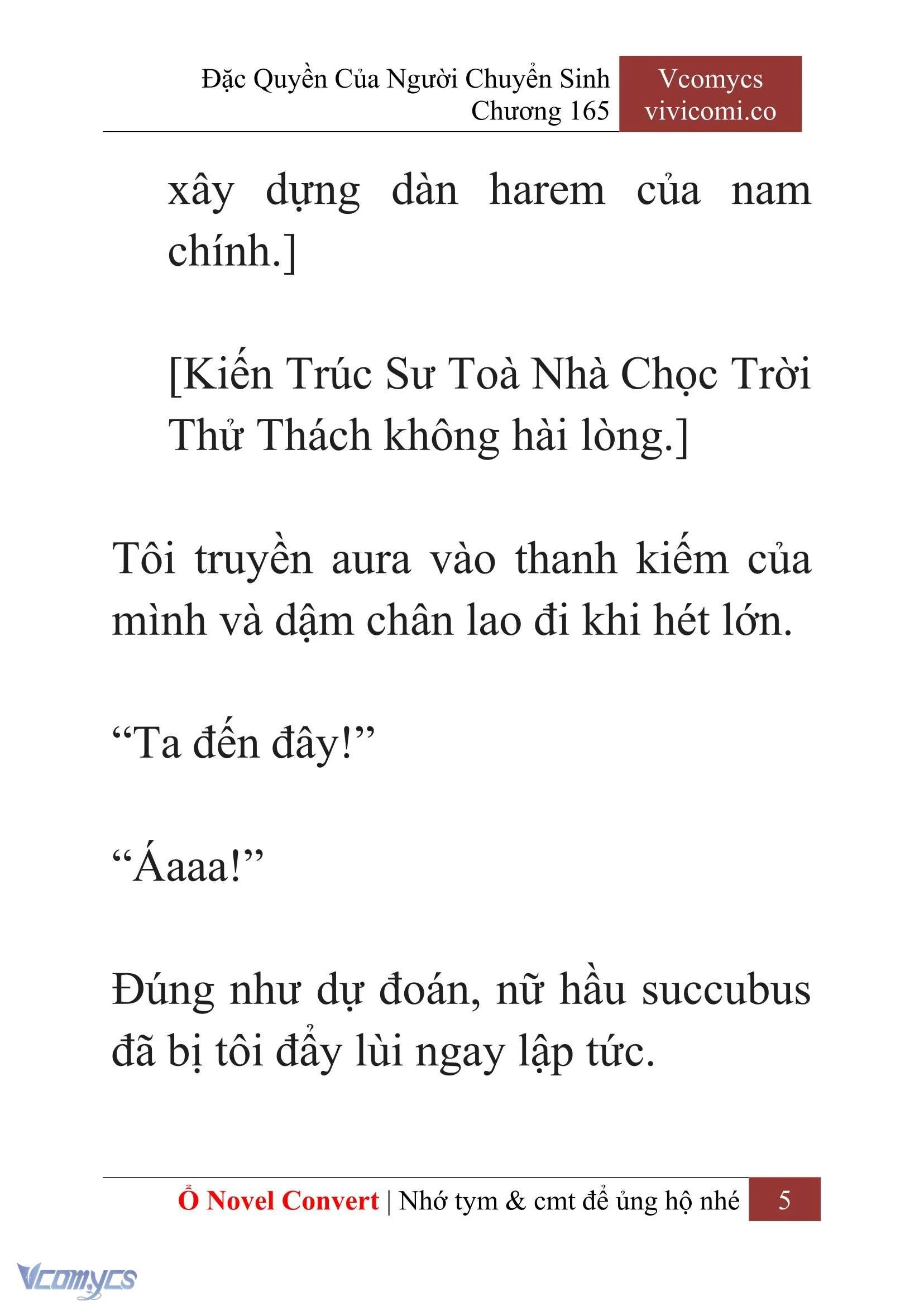 [Novel] Đặc Quyền Của Người Chuyển Sinh Chapter 165 - Trang 8