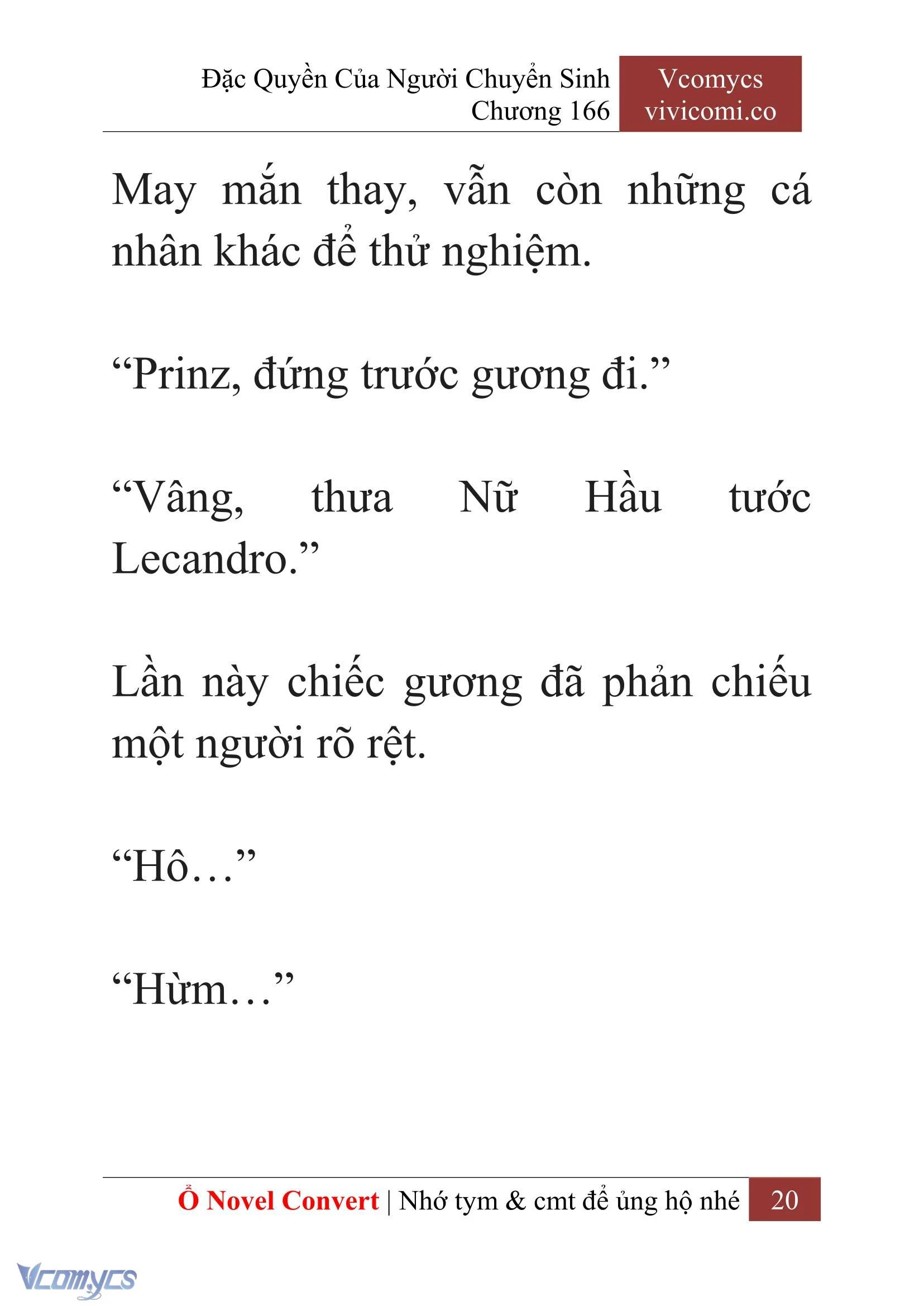 [Novel] Đặc Quyền Của Người Chuyển Sinh Chapter 166 - Trang 24