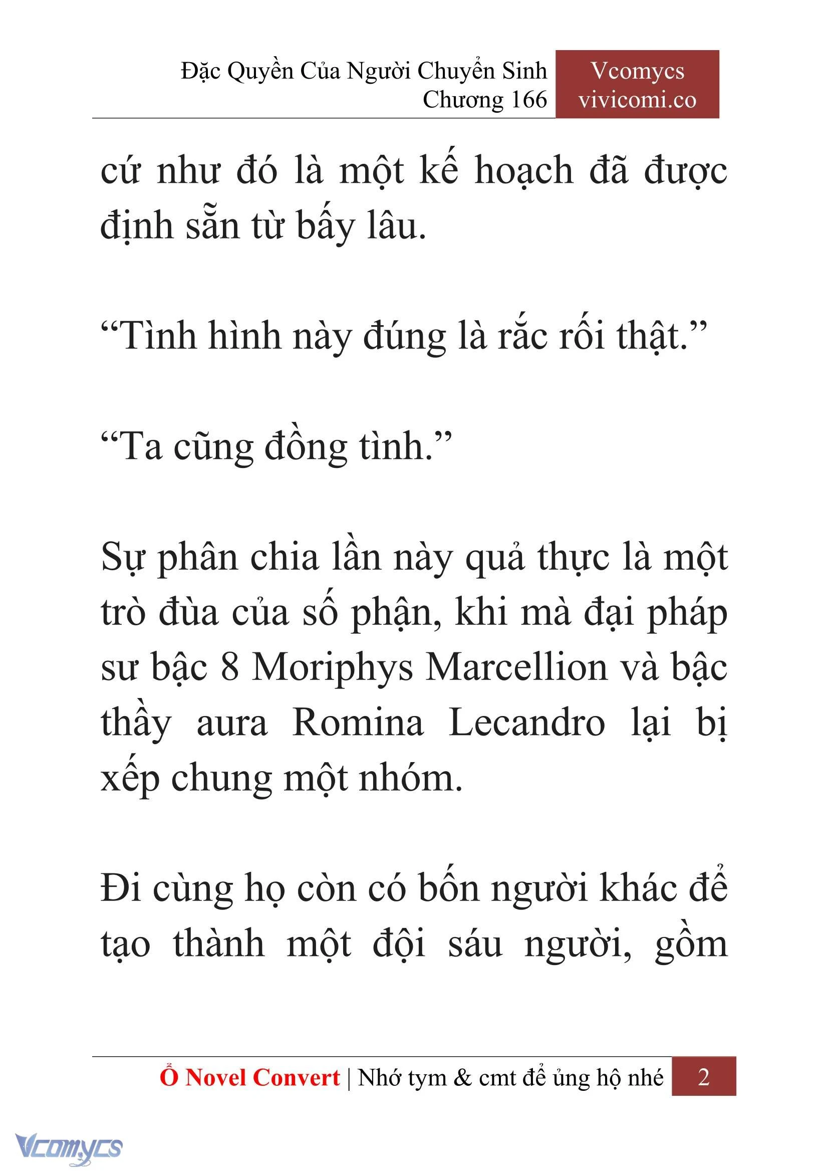 [Novel] Đặc Quyền Của Người Chuyển Sinh Chapter 166 - Trang 6