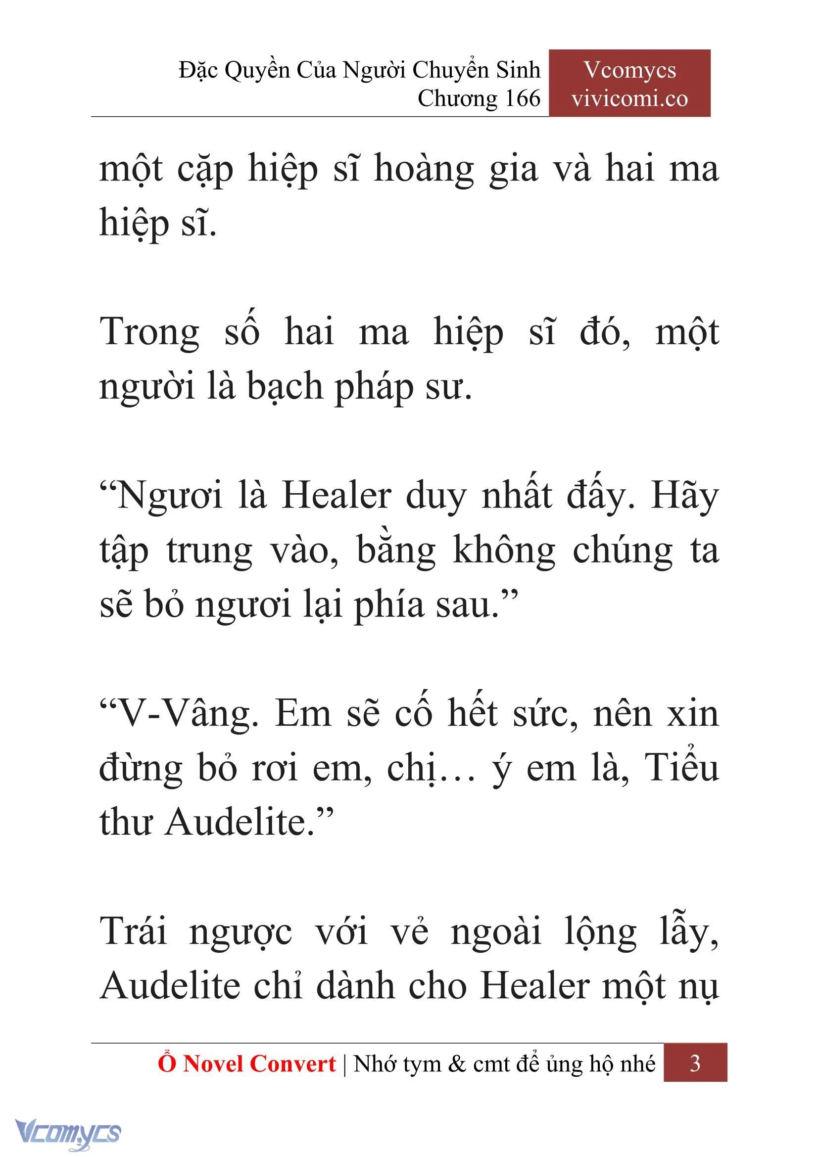 [Novel] Đặc Quyền Của Người Chuyển Sinh Chapter 166 - Trang 7