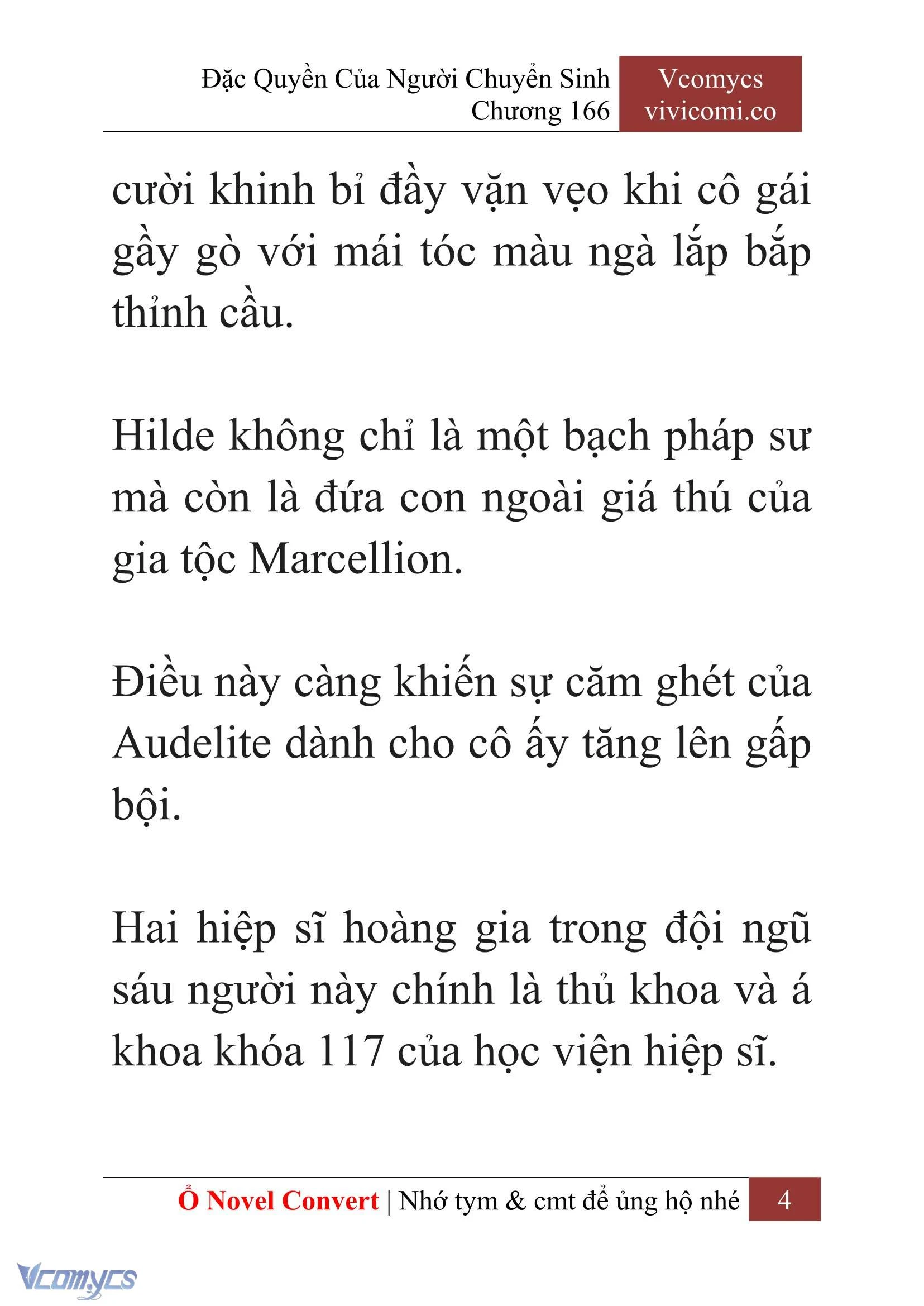 [Novel] Đặc Quyền Của Người Chuyển Sinh Chapter 166 - Trang 8