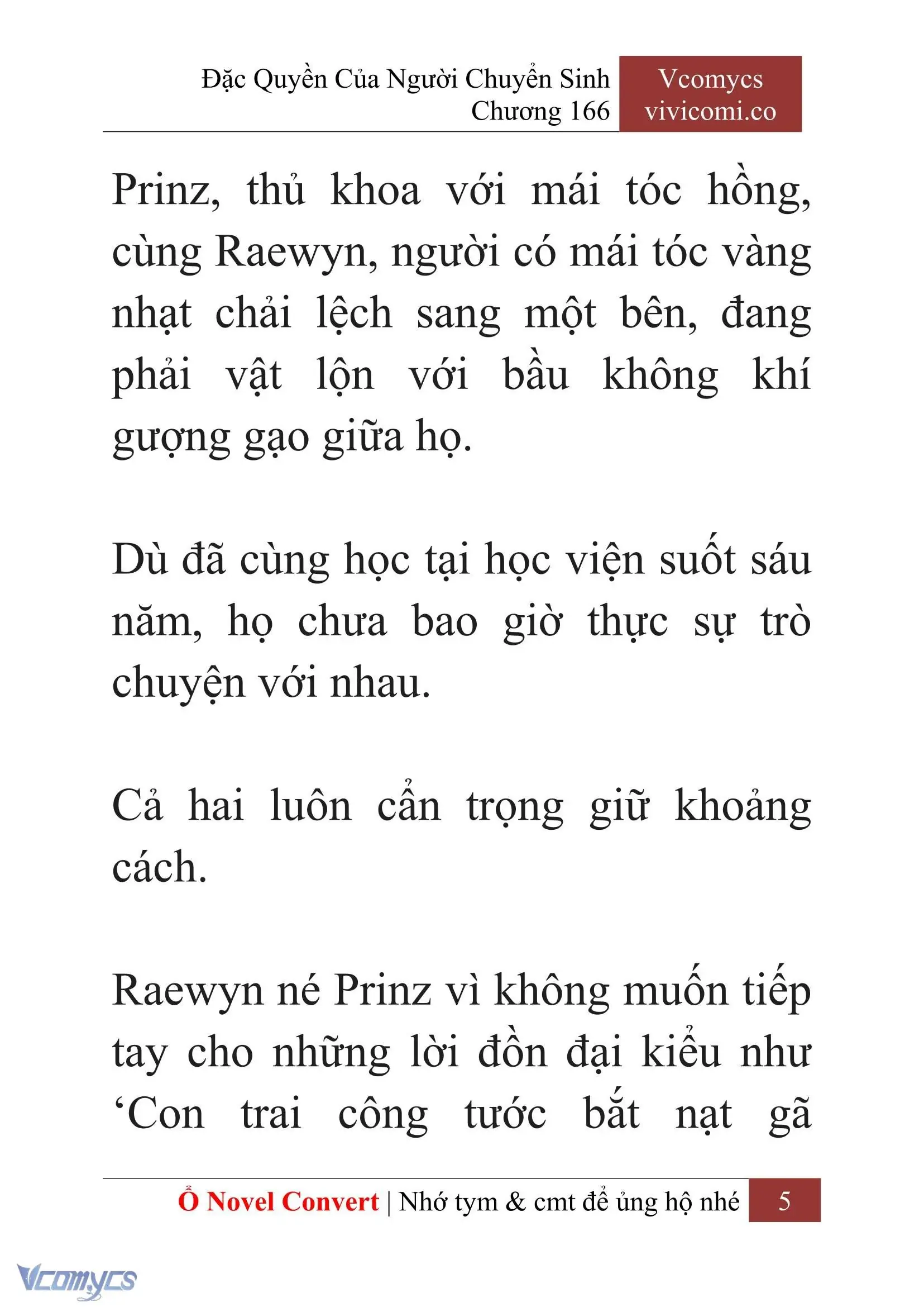 [Novel] Đặc Quyền Của Người Chuyển Sinh Chapter 166 - Trang 9