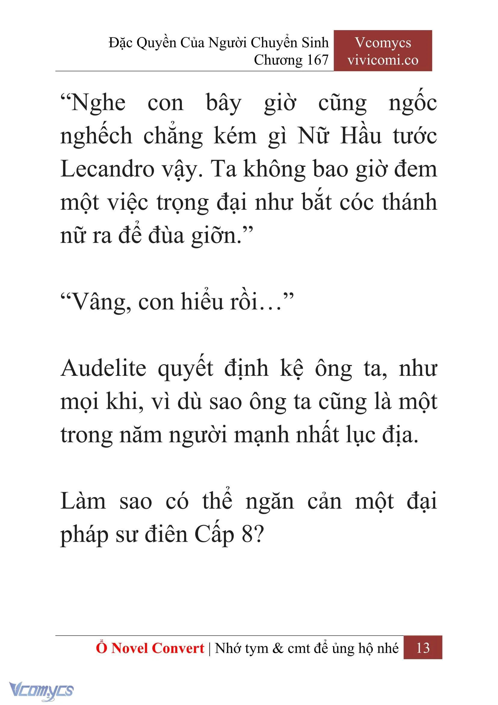 [Novel] Đặc Quyền Của Người Chuyển Sinh Chapter 167 - Trang 17