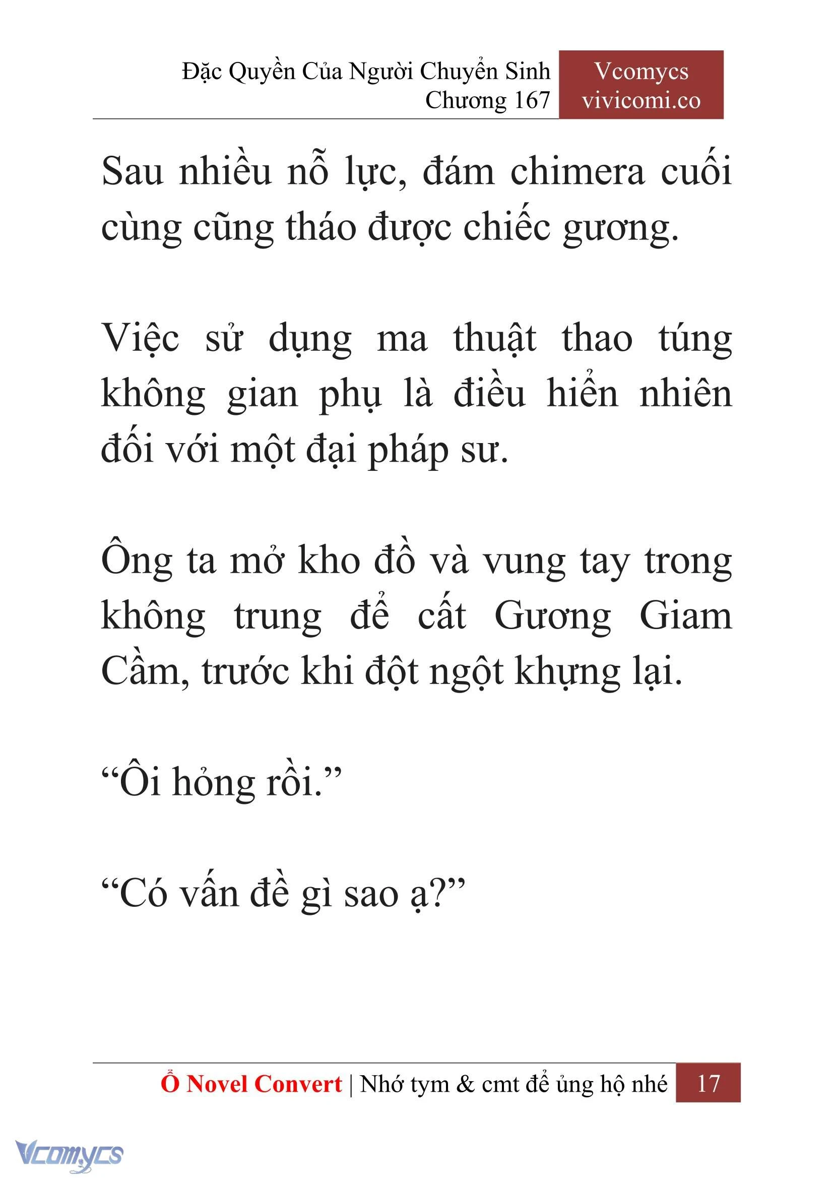 [Novel] Đặc Quyền Của Người Chuyển Sinh Chapter 167 - Trang 21