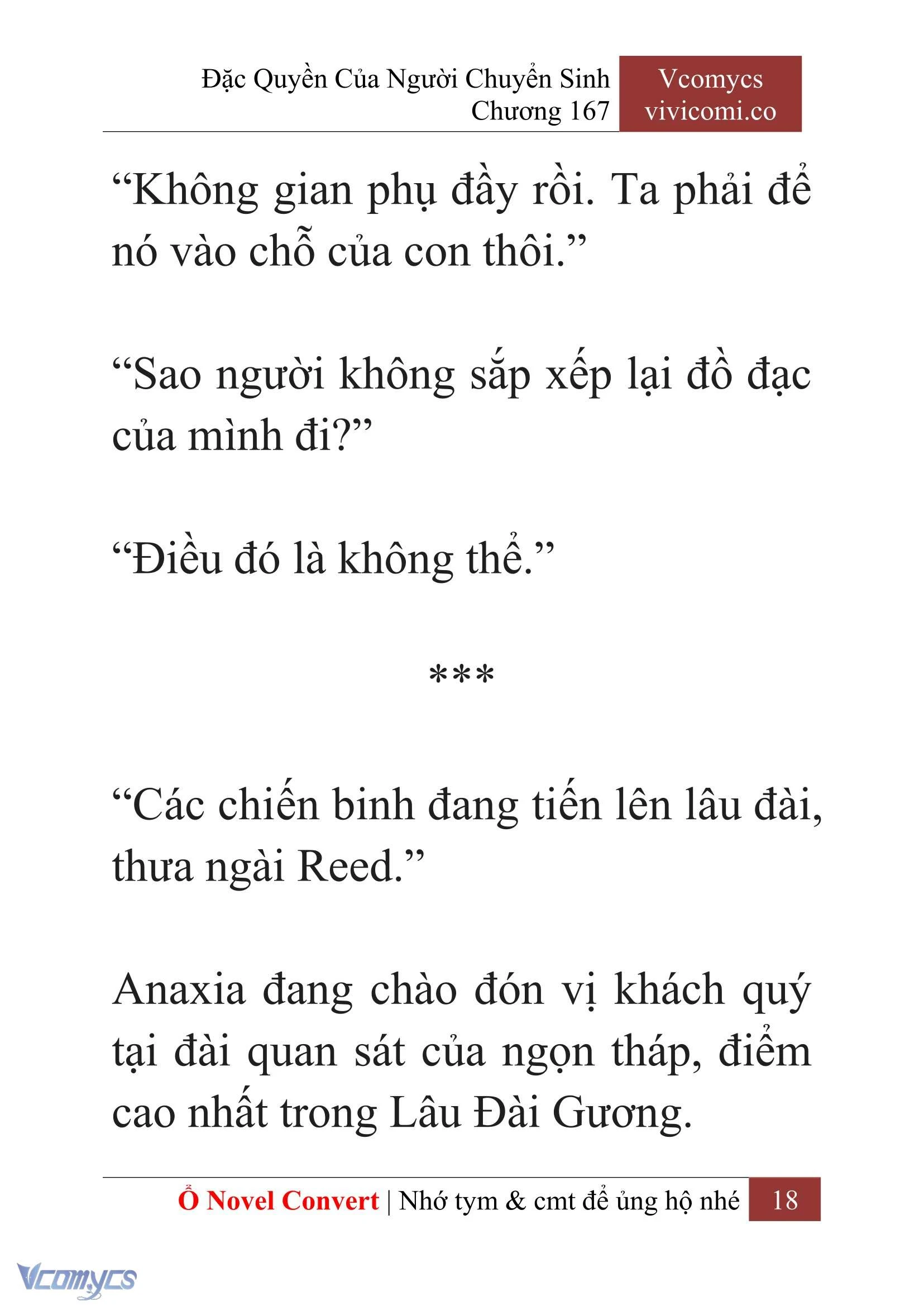 [Novel] Đặc Quyền Của Người Chuyển Sinh Chapter 167 - Trang 22