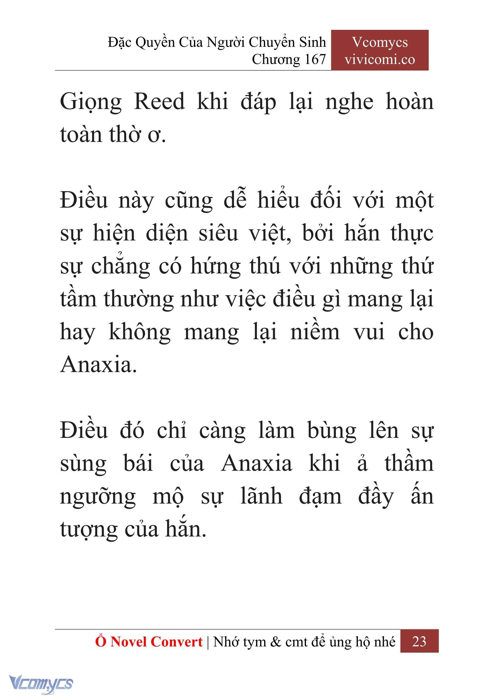 [Novel] Đặc Quyền Của Người Chuyển Sinh Chapter 167 - Trang 27