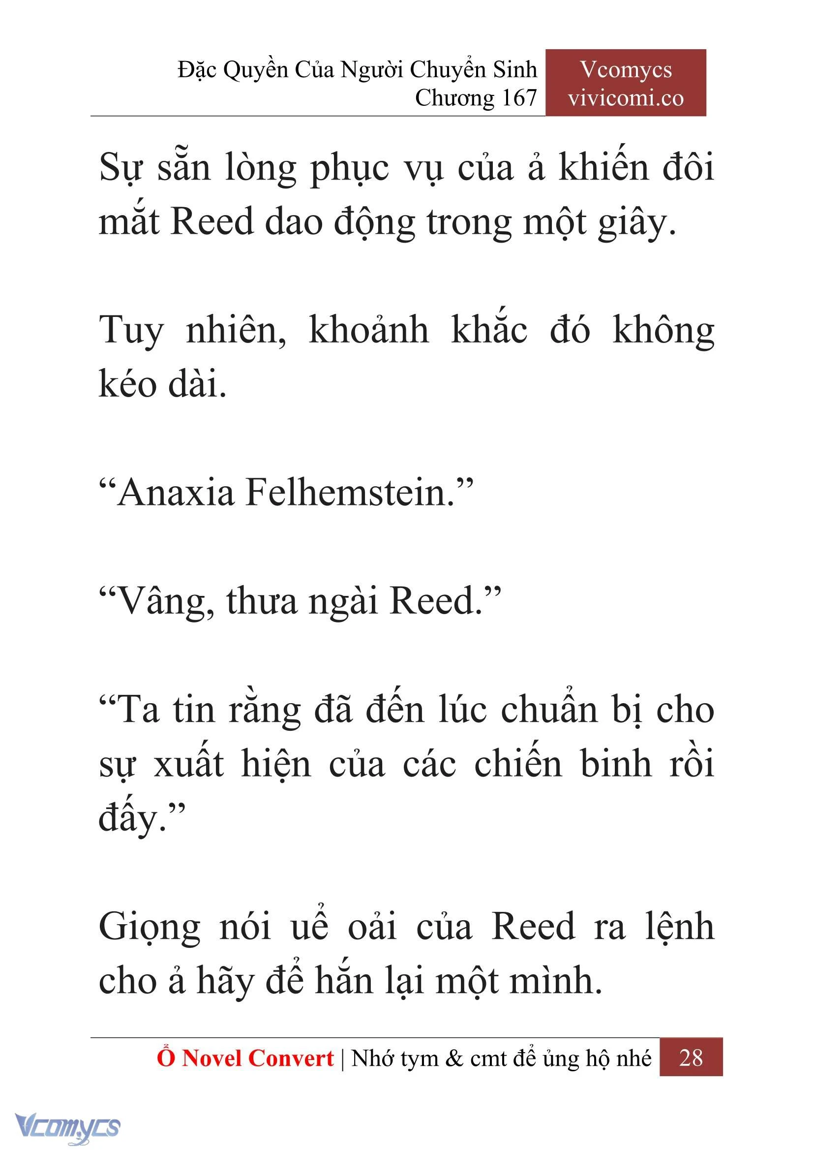 [Novel] Đặc Quyền Của Người Chuyển Sinh Chapter 167 - Trang 32