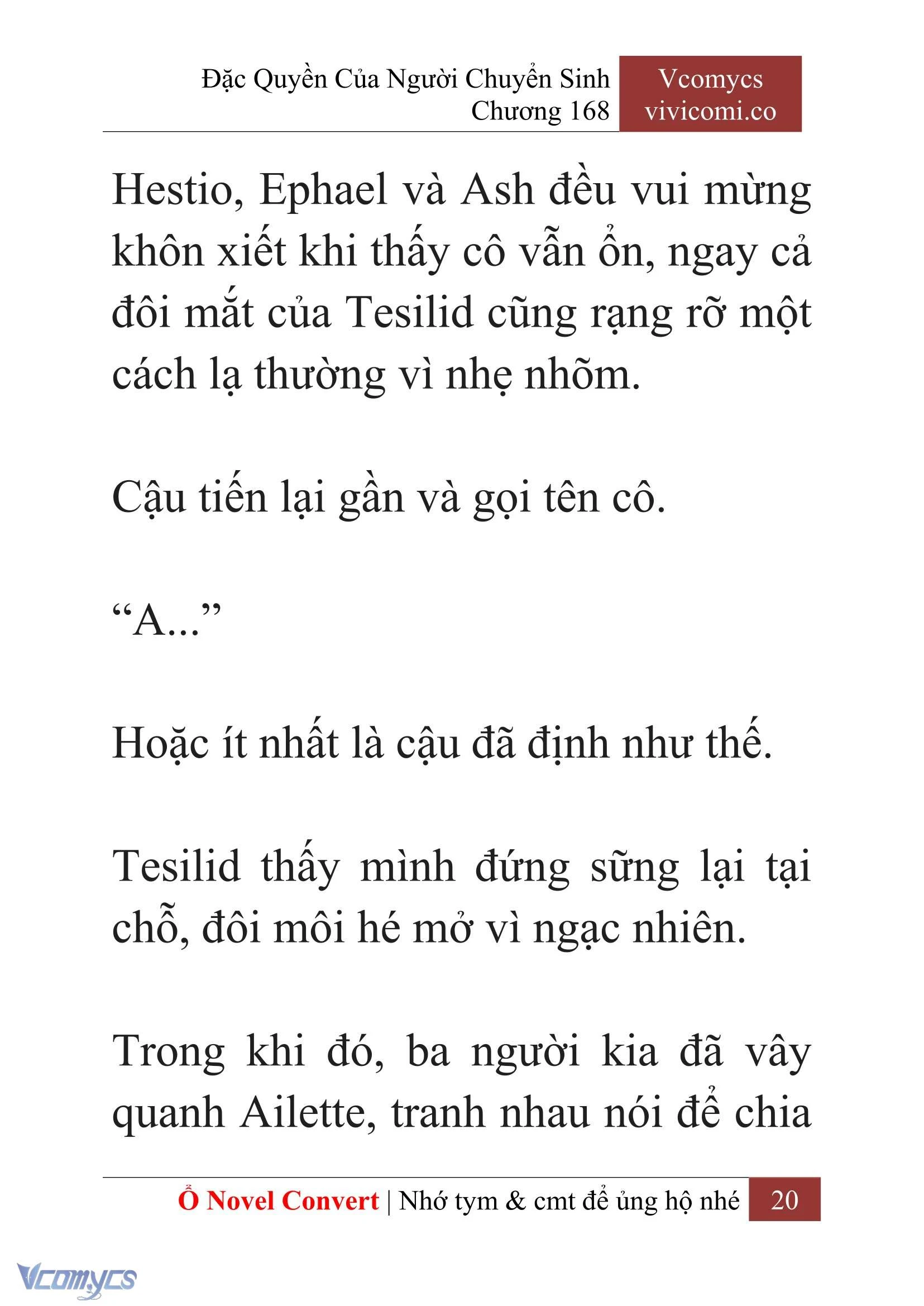 [Novel] Đặc Quyền Của Người Chuyển Sinh Chapter 168 - Trang 24