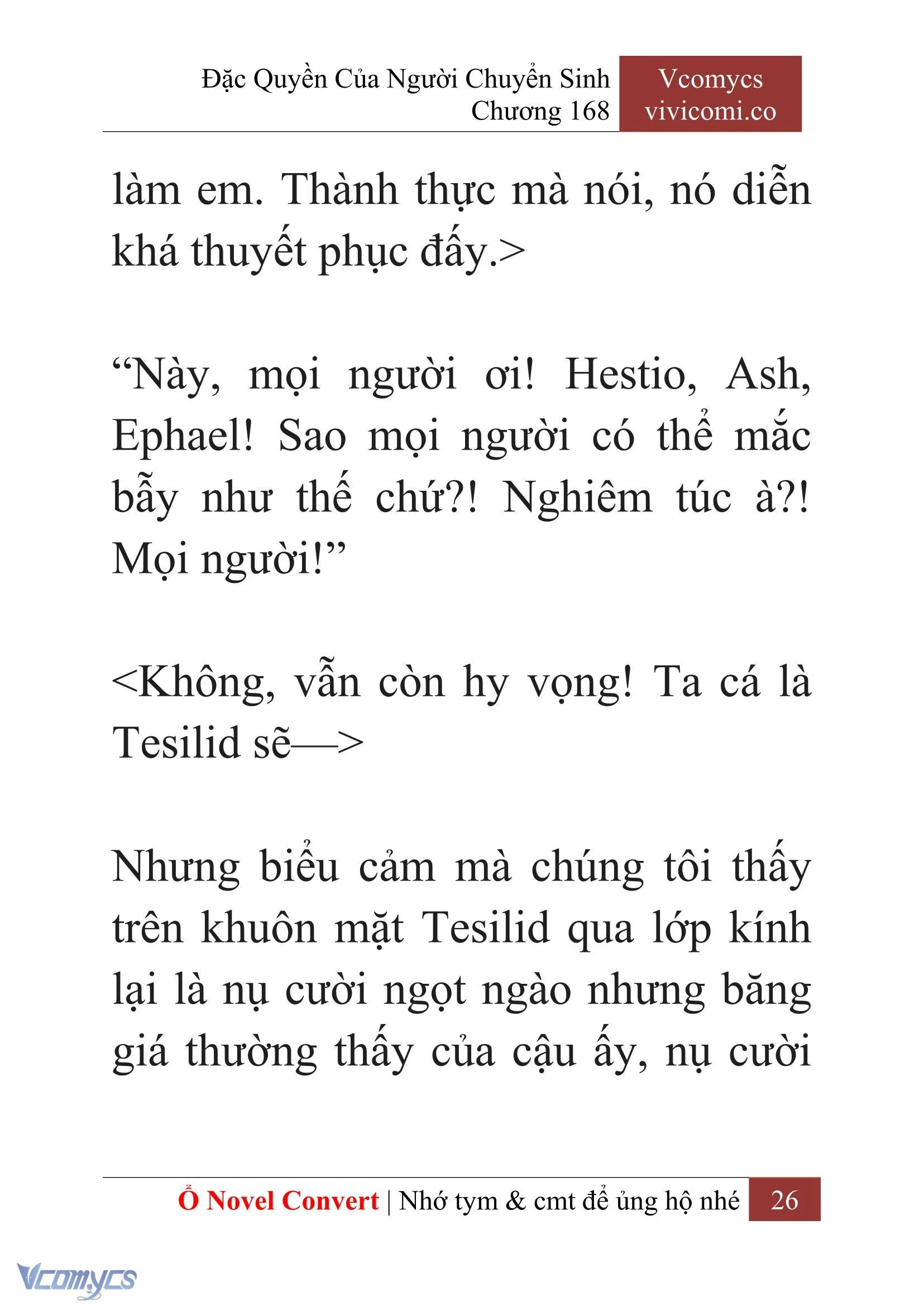 [Novel] Đặc Quyền Của Người Chuyển Sinh Chapter 168 - Trang 30