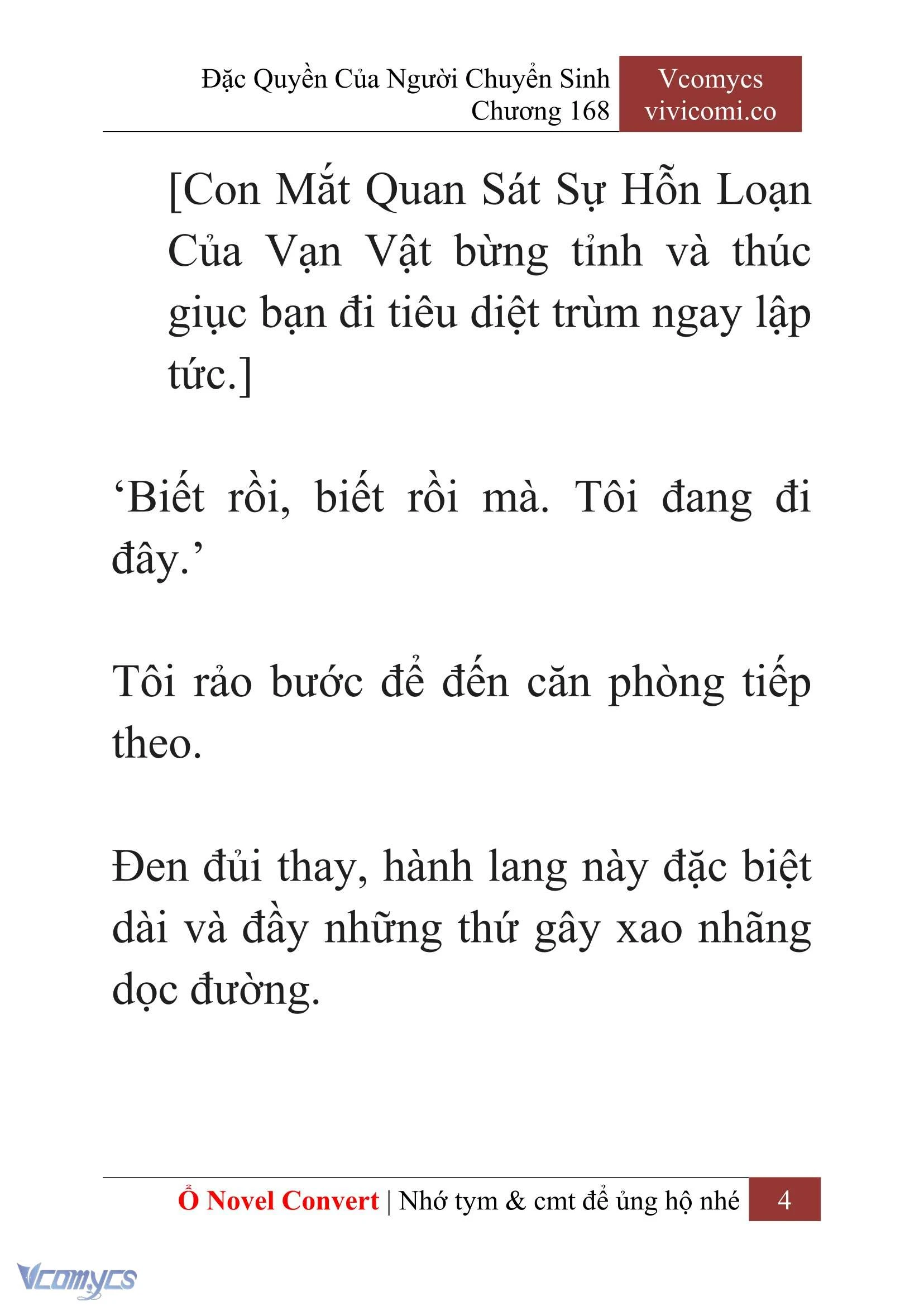 [Novel] Đặc Quyền Của Người Chuyển Sinh Chapter 168 - Trang 8