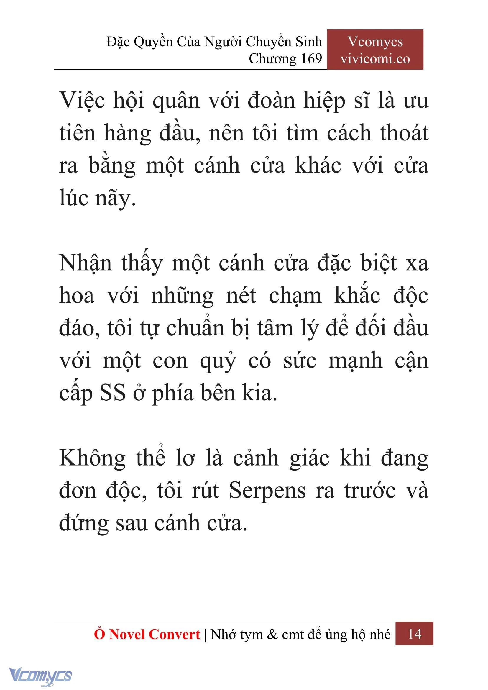 [Novel] Đặc Quyền Của Người Chuyển Sinh Chapter 169 - Trang 18