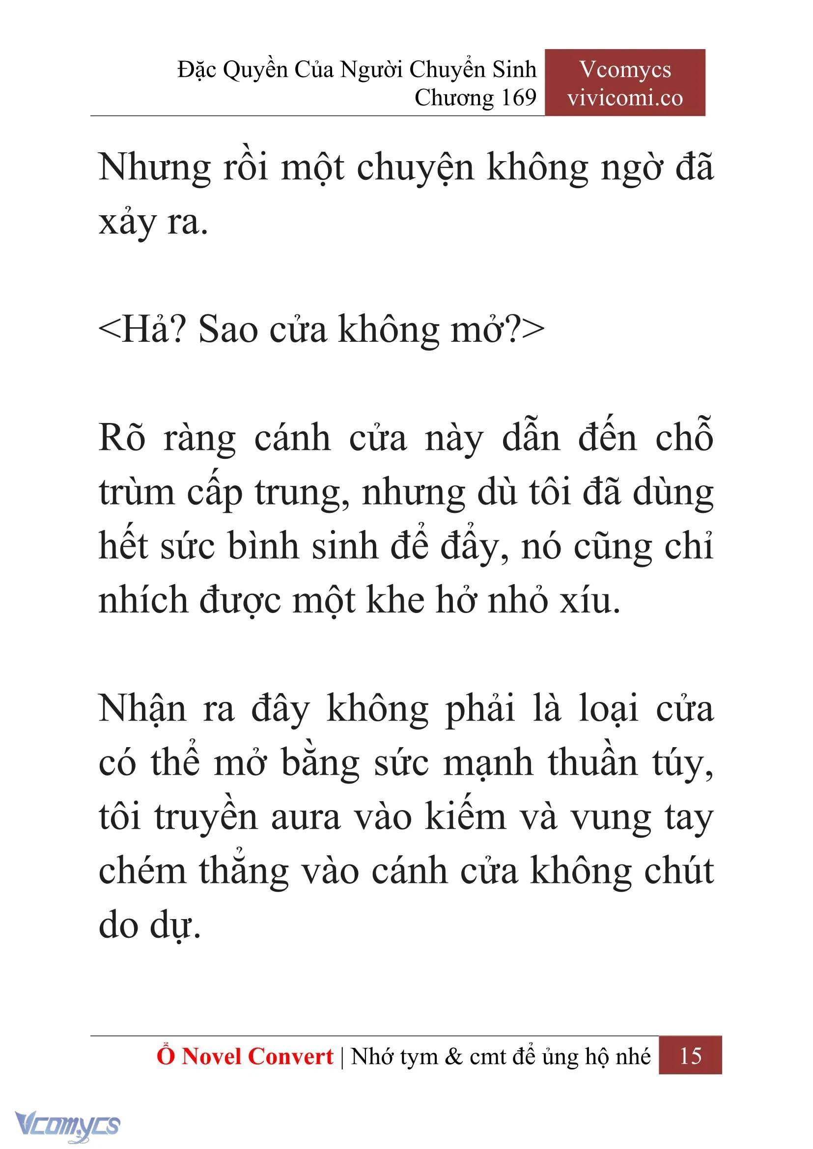 [Novel] Đặc Quyền Của Người Chuyển Sinh Chapter 169 - Trang 19