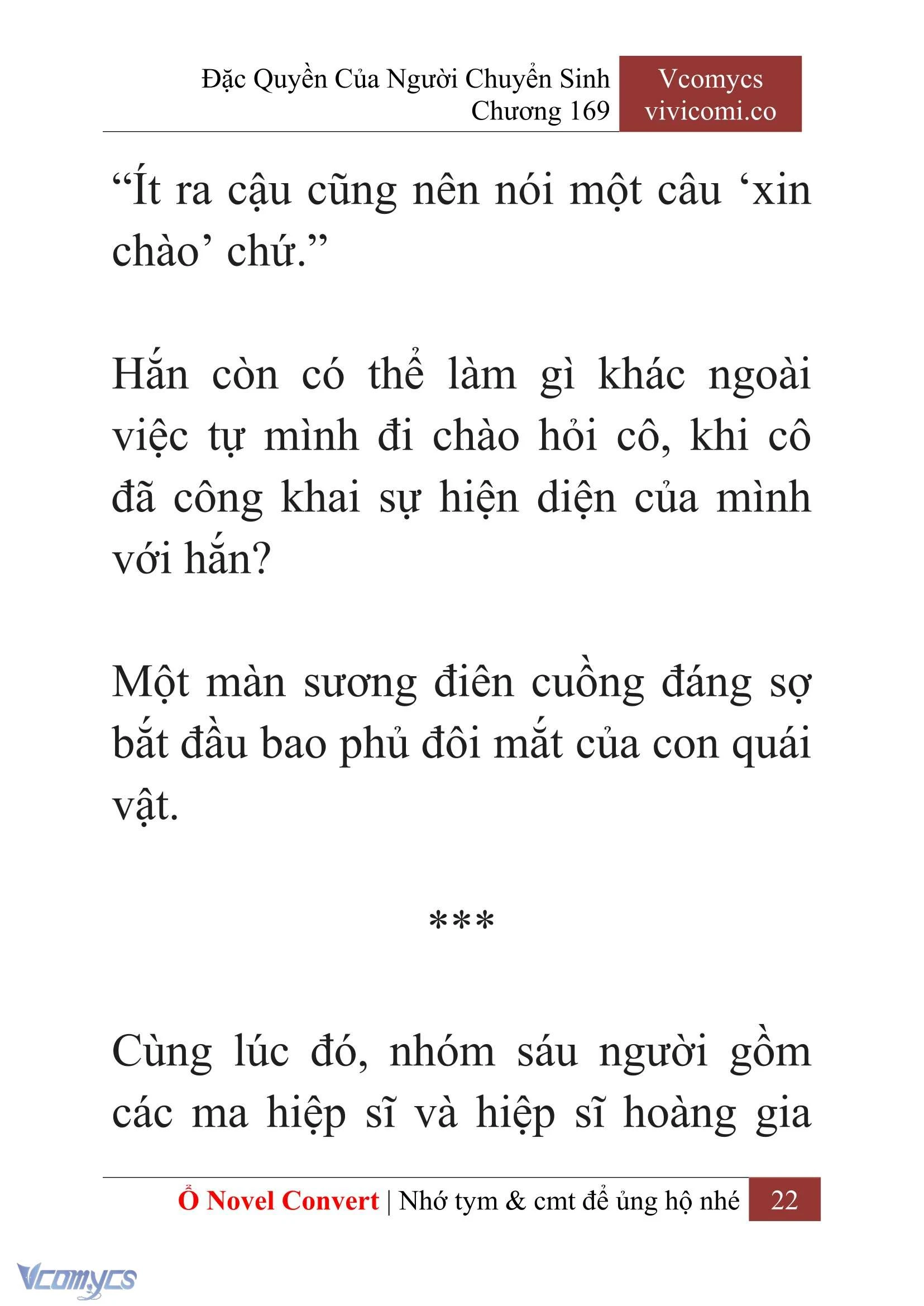 [Novel] Đặc Quyền Của Người Chuyển Sinh Chapter 169 - Trang 26