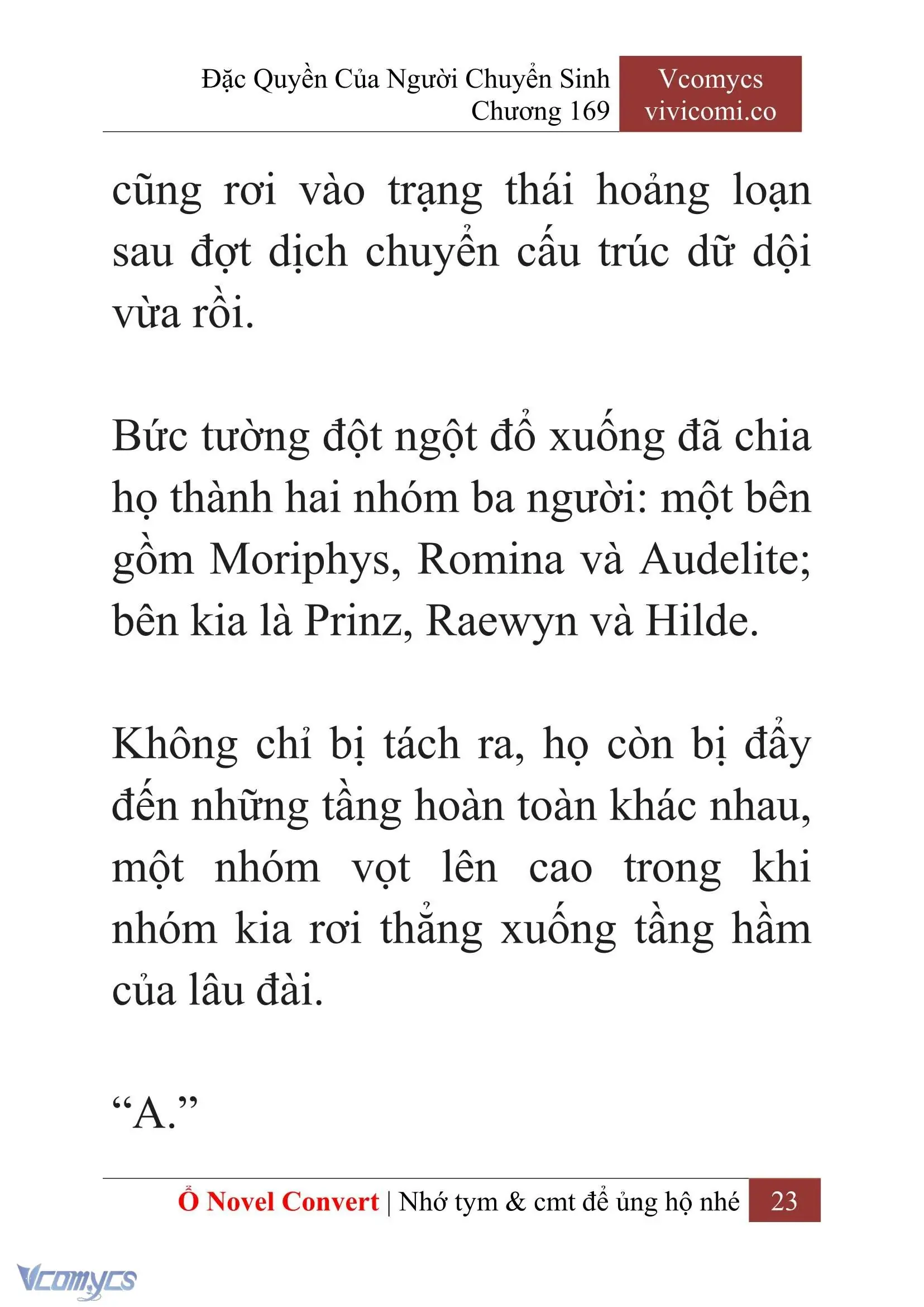 [Novel] Đặc Quyền Của Người Chuyển Sinh Chapter 169 - Trang 27