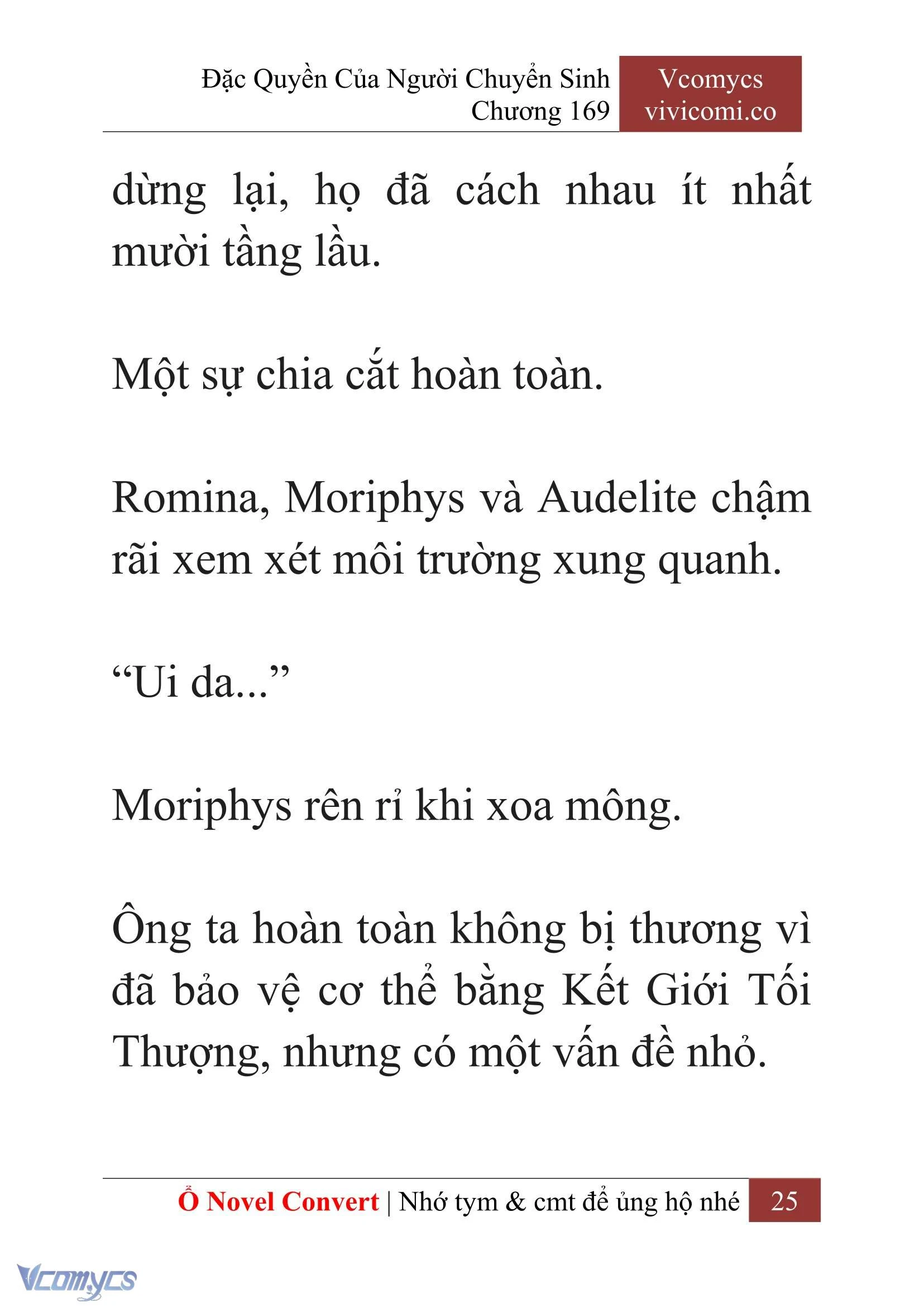 [Novel] Đặc Quyền Của Người Chuyển Sinh Chapter 169 - Trang 29