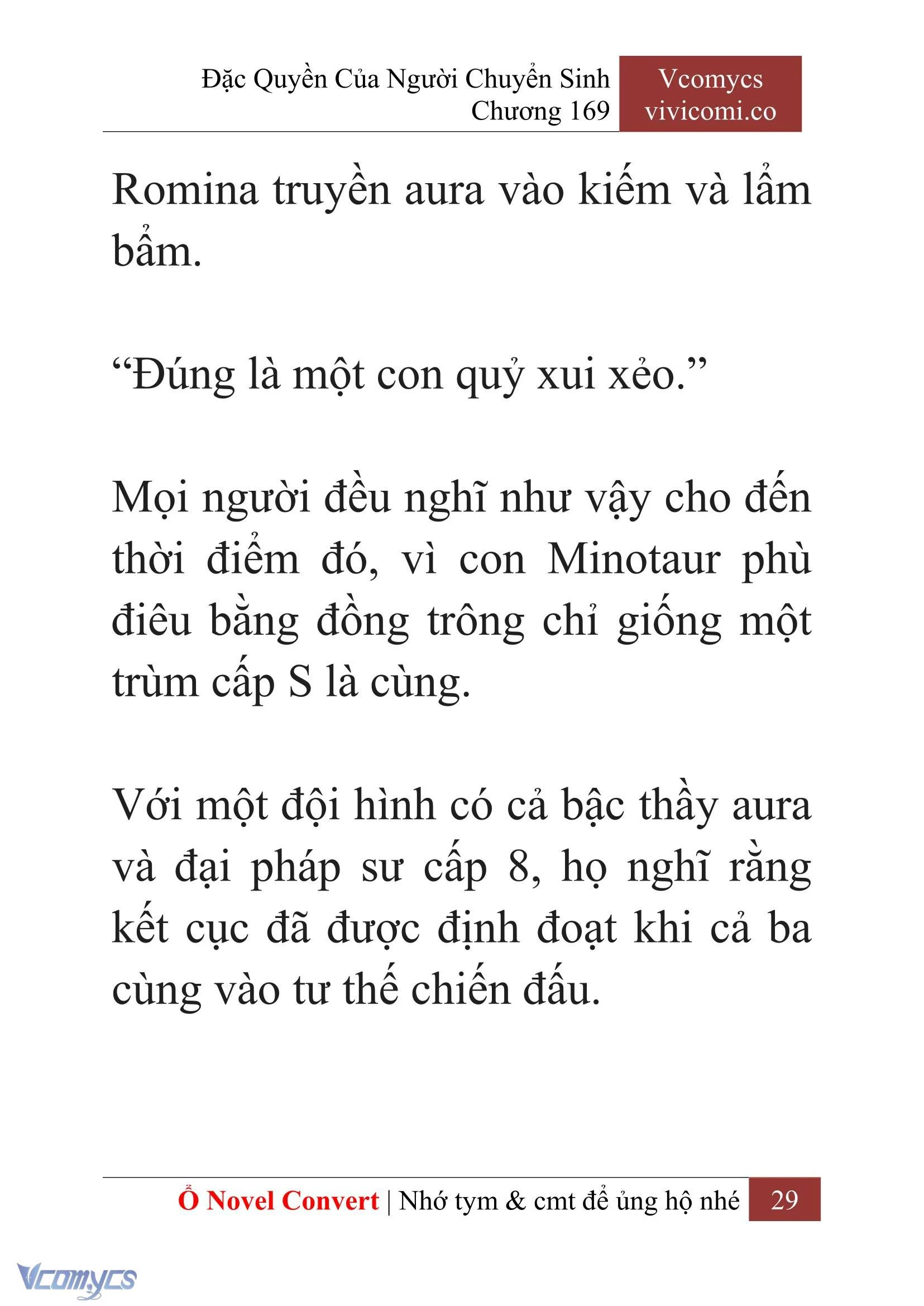 [Novel] Đặc Quyền Của Người Chuyển Sinh Chapter 169 - Trang 33