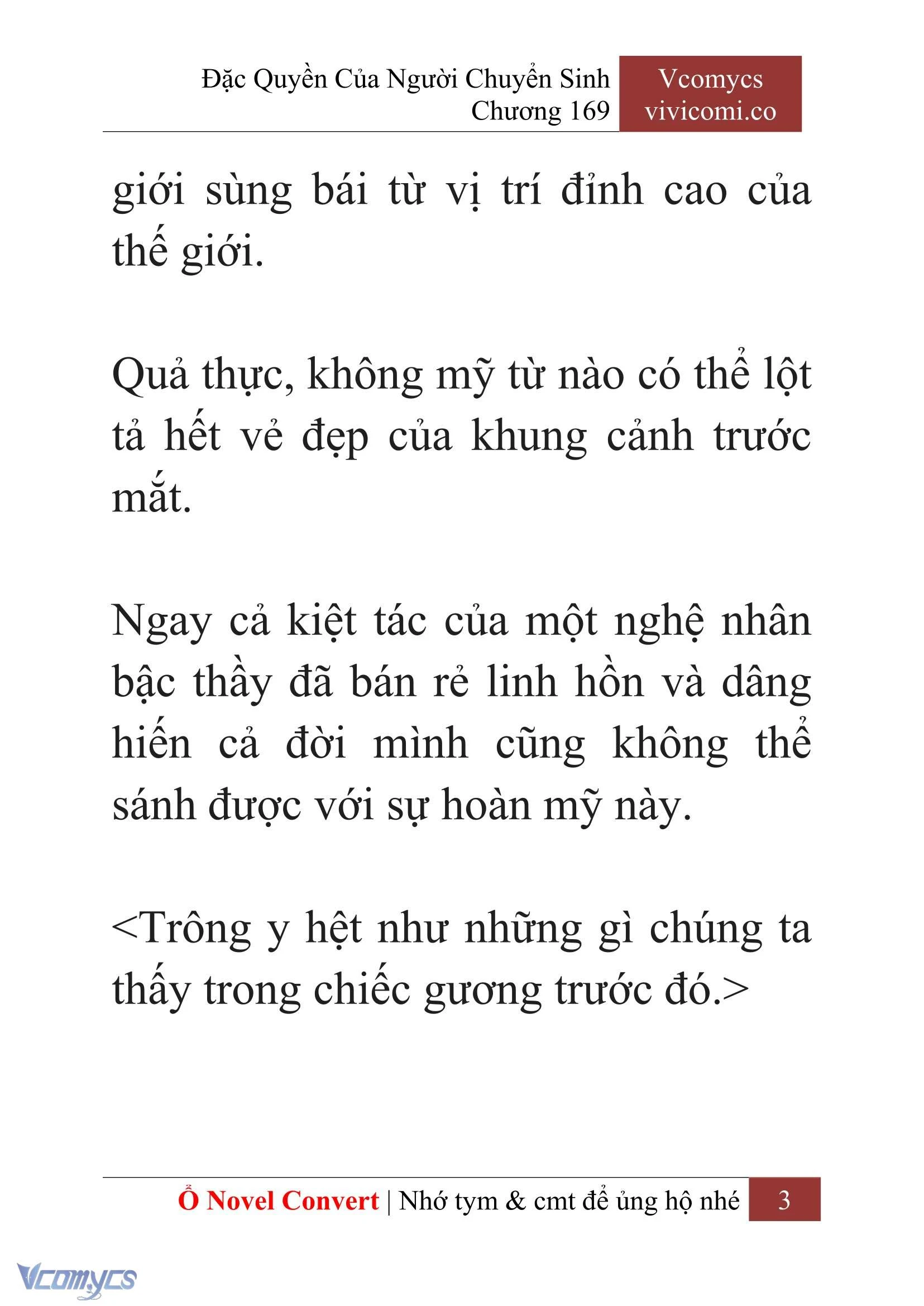 [Novel] Đặc Quyền Của Người Chuyển Sinh Chapter 169 - Trang 7