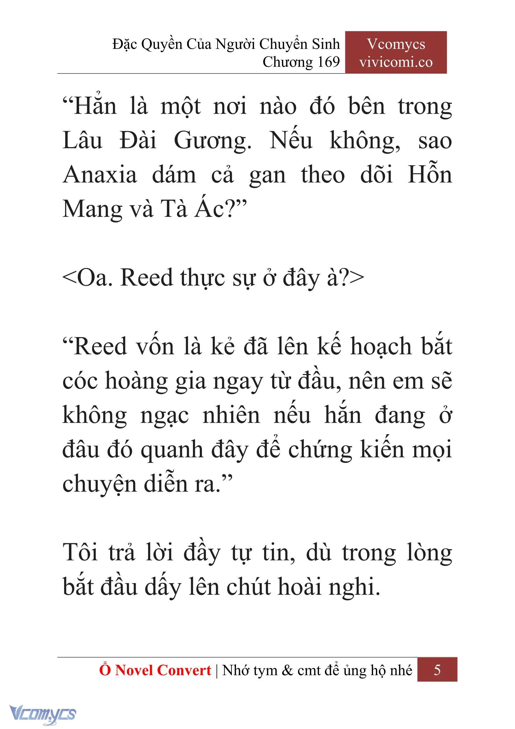 [Novel] Đặc Quyền Của Người Chuyển Sinh Chapter 169 - Trang 9