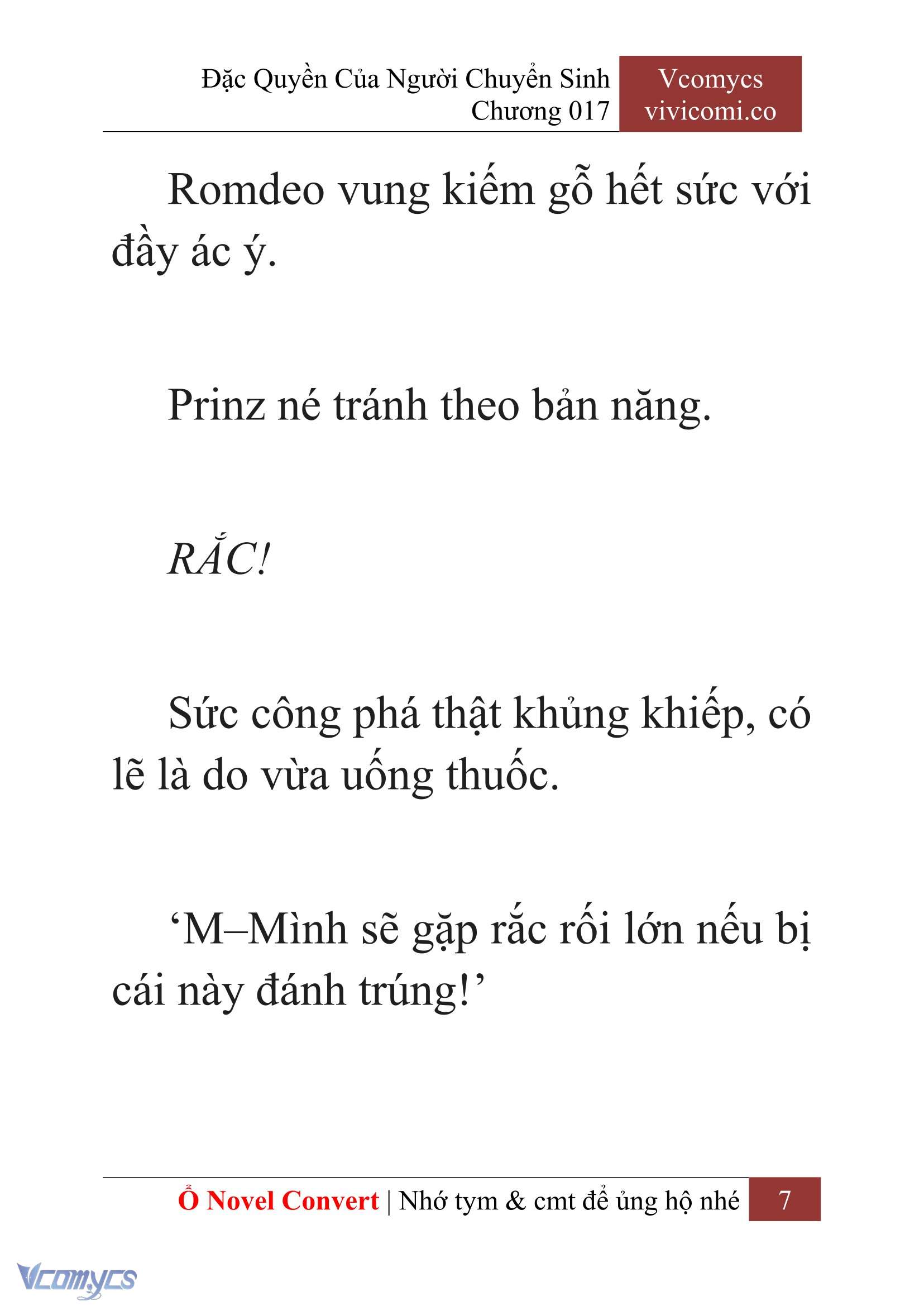 [Novel] Đặc Quyền Của Người Chuyển Sinh Chapter 17 - Trang 10