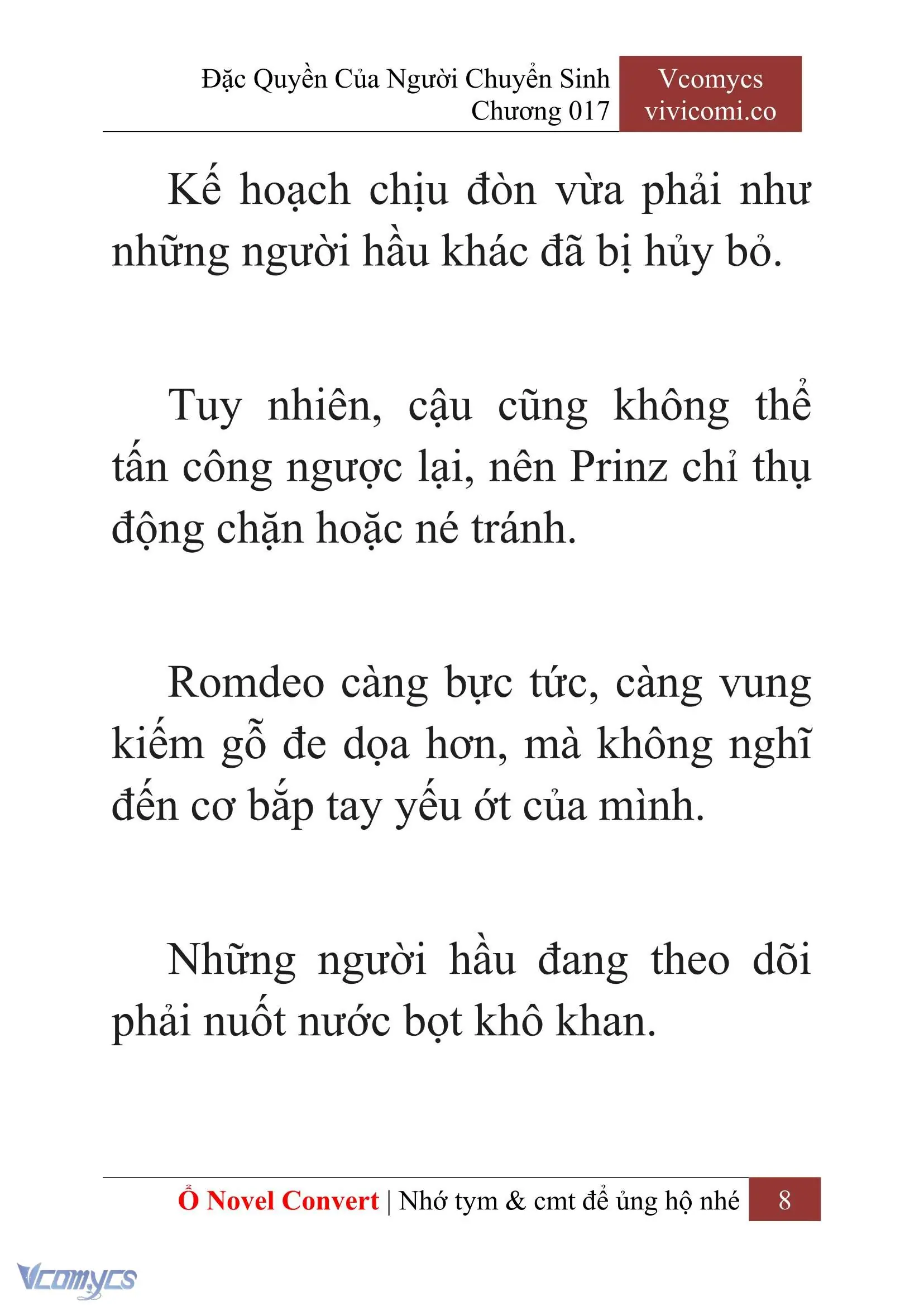 [Novel] Đặc Quyền Của Người Chuyển Sinh Chapter 17 - Trang 11