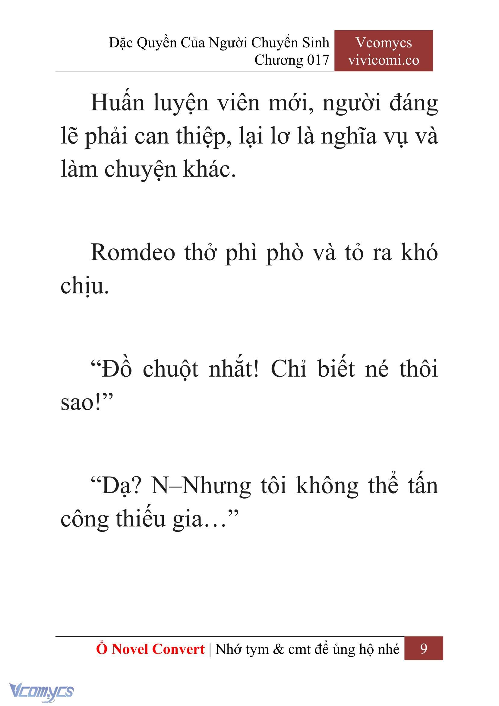 [Novel] Đặc Quyền Của Người Chuyển Sinh Chapter 17 - Trang 12
