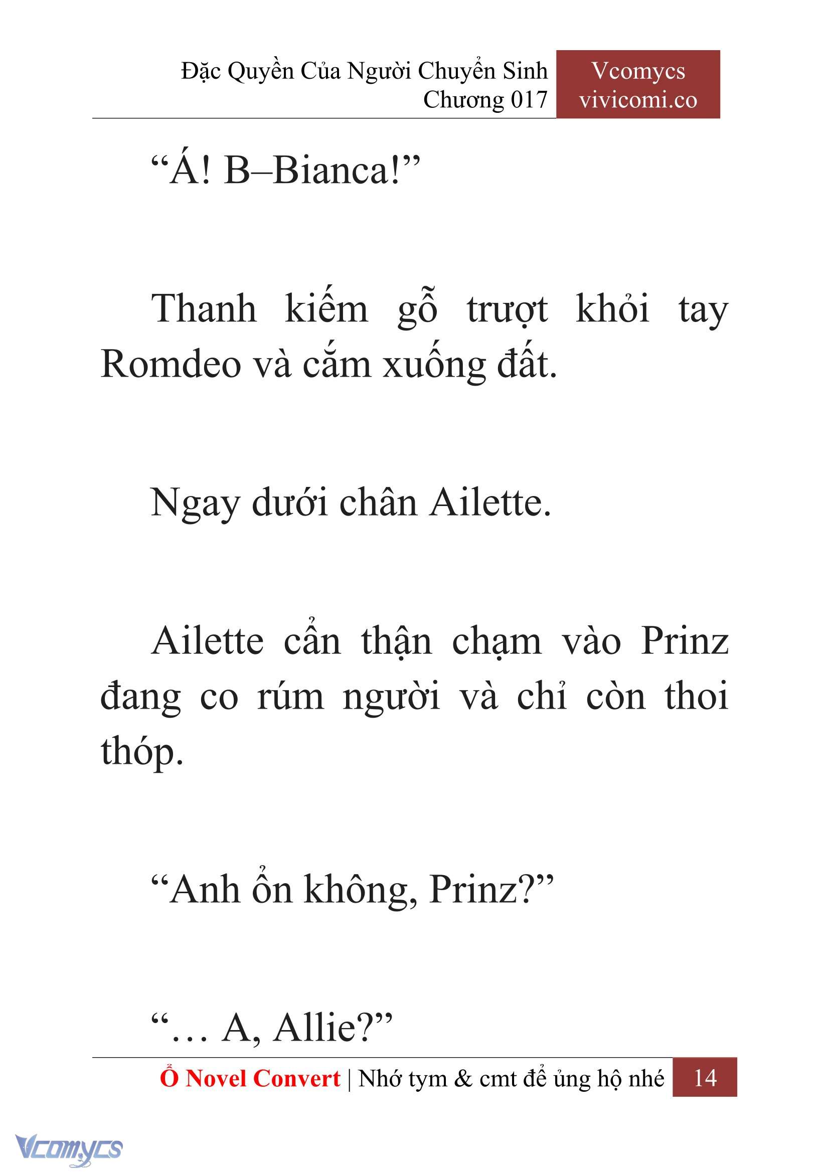 [Novel] Đặc Quyền Của Người Chuyển Sinh Chapter 17 - Trang 17