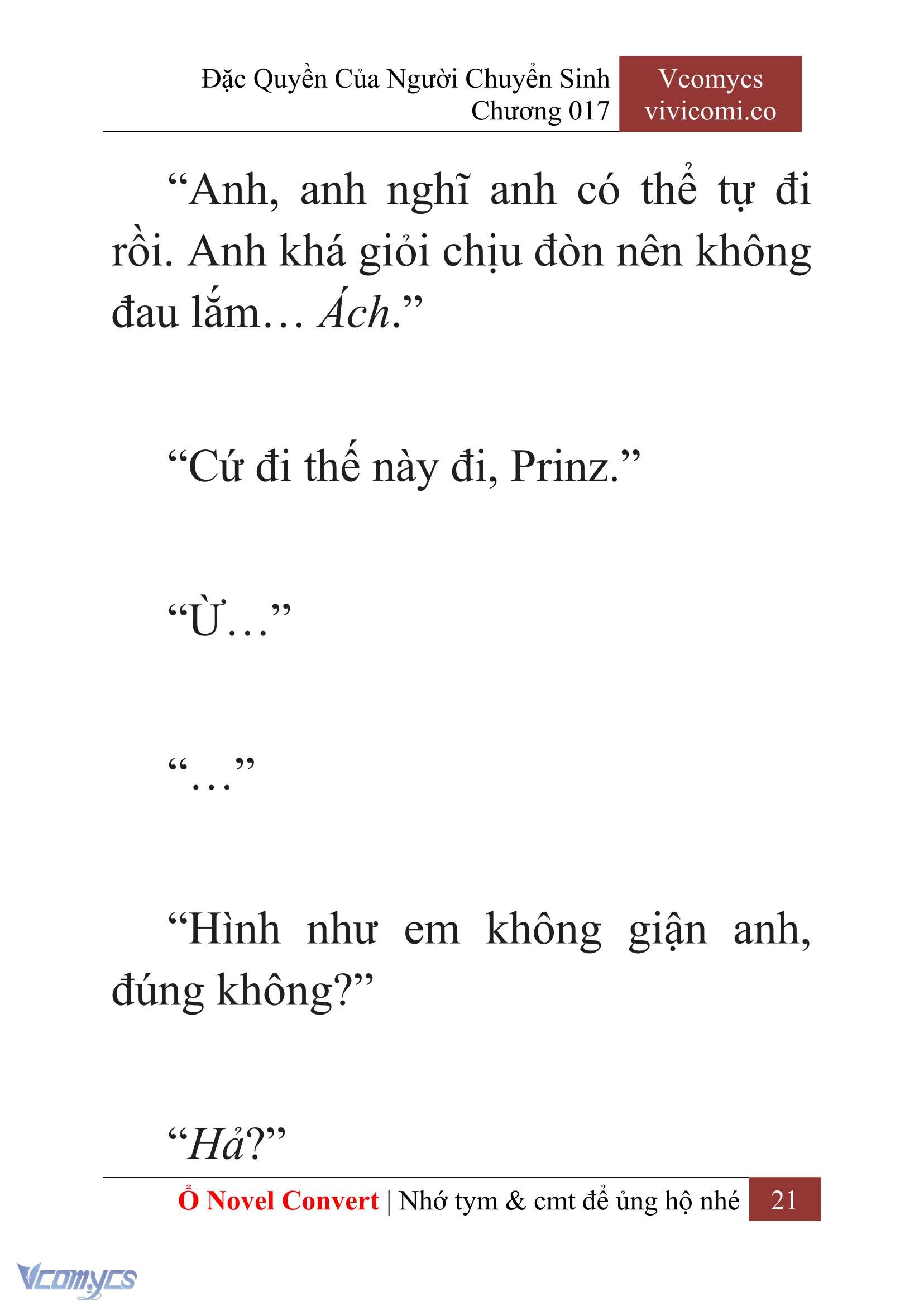 [Novel] Đặc Quyền Của Người Chuyển Sinh Chapter 17 - Trang 24